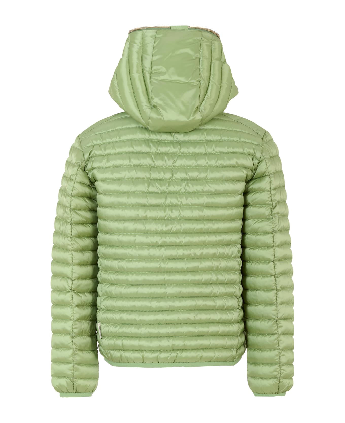 Save the Duck Green Rosy Down Jacket For Girl With Logo - Green