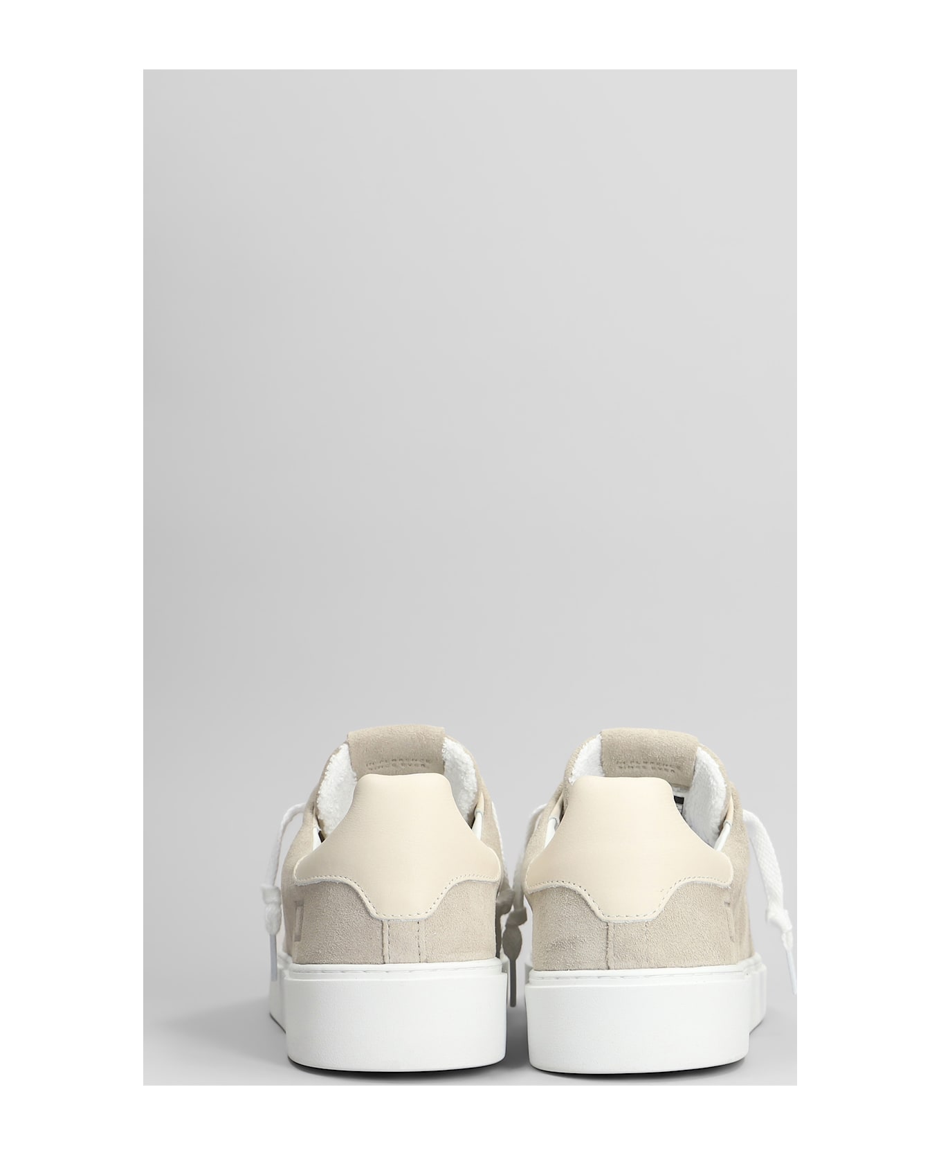 D.A.T.E. Levante Sneakers In Beige Suede - Bi Beige