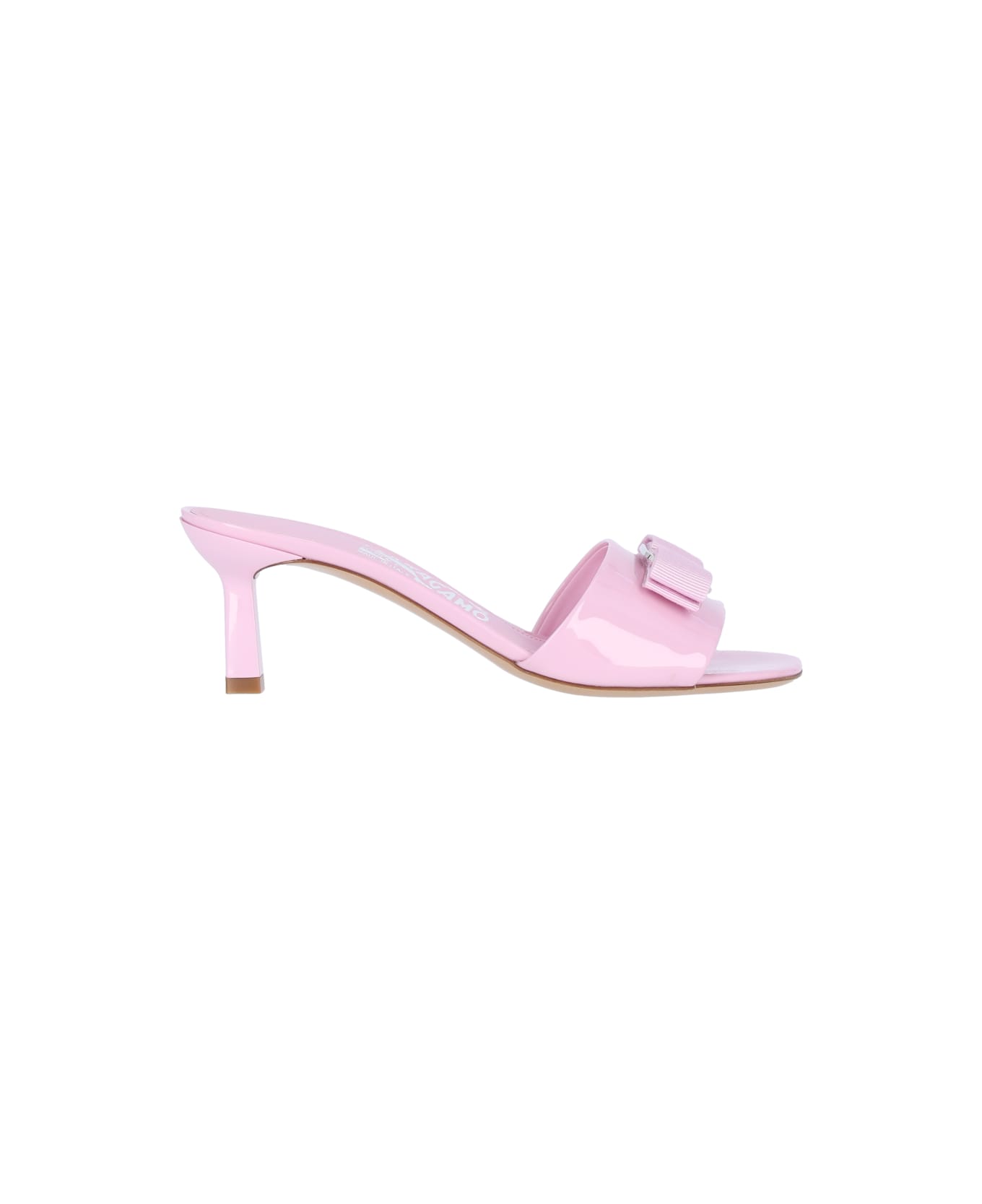 Ferragamo Bow Sandals "vara" - Pink