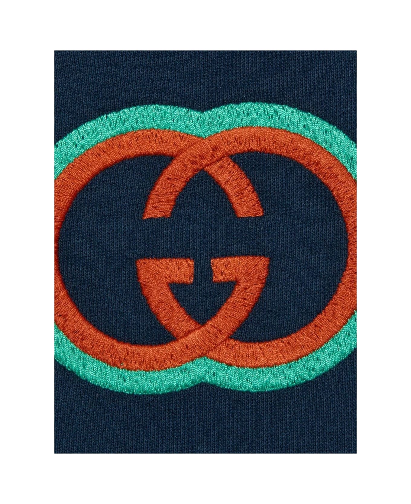 Gucci Swatshirt Felted Cotton Jersey - Prussian Blue Mx