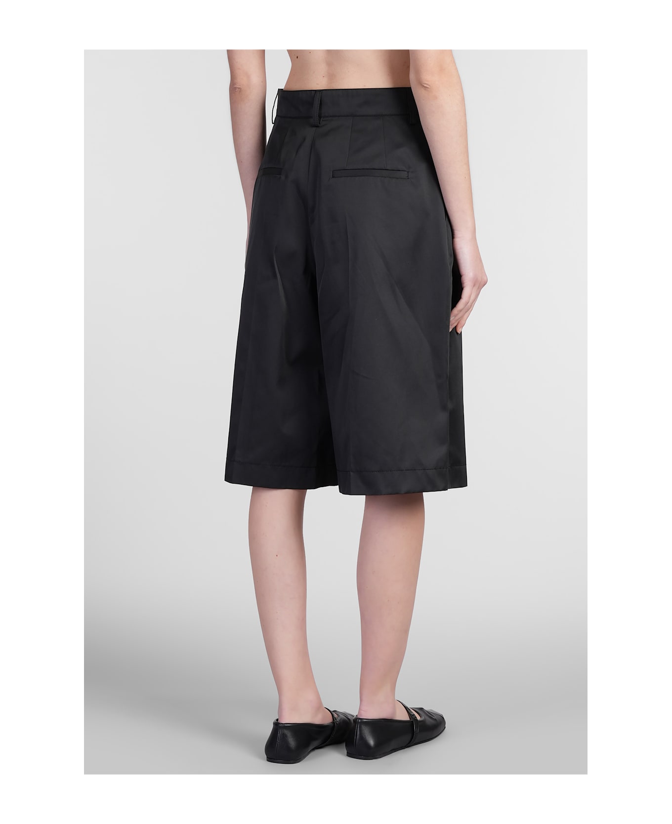 Marni Shorts In Black Cotton - black