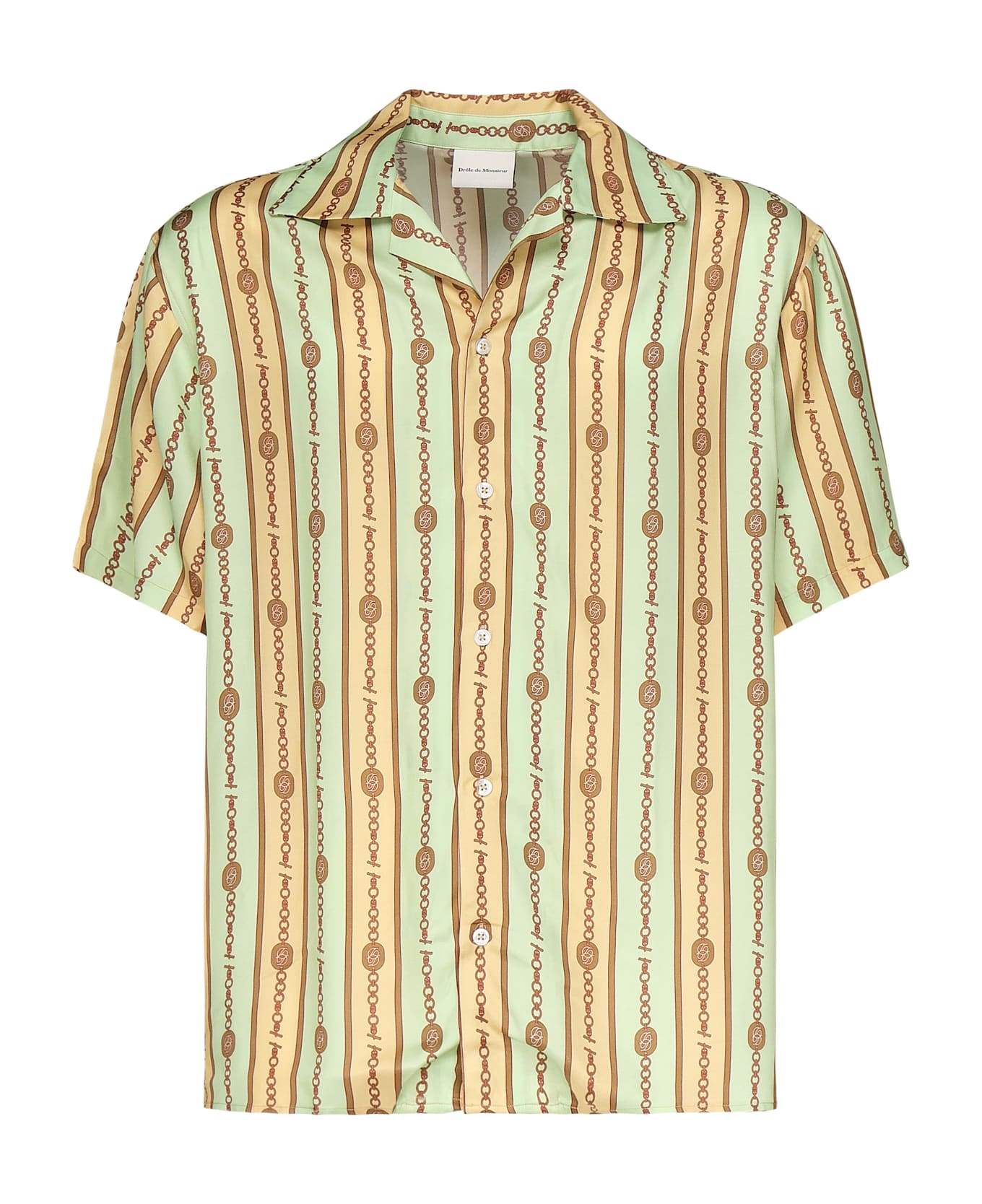 Drôle de Monsieur Bijoux Shirt - LIGHT GREen, orange