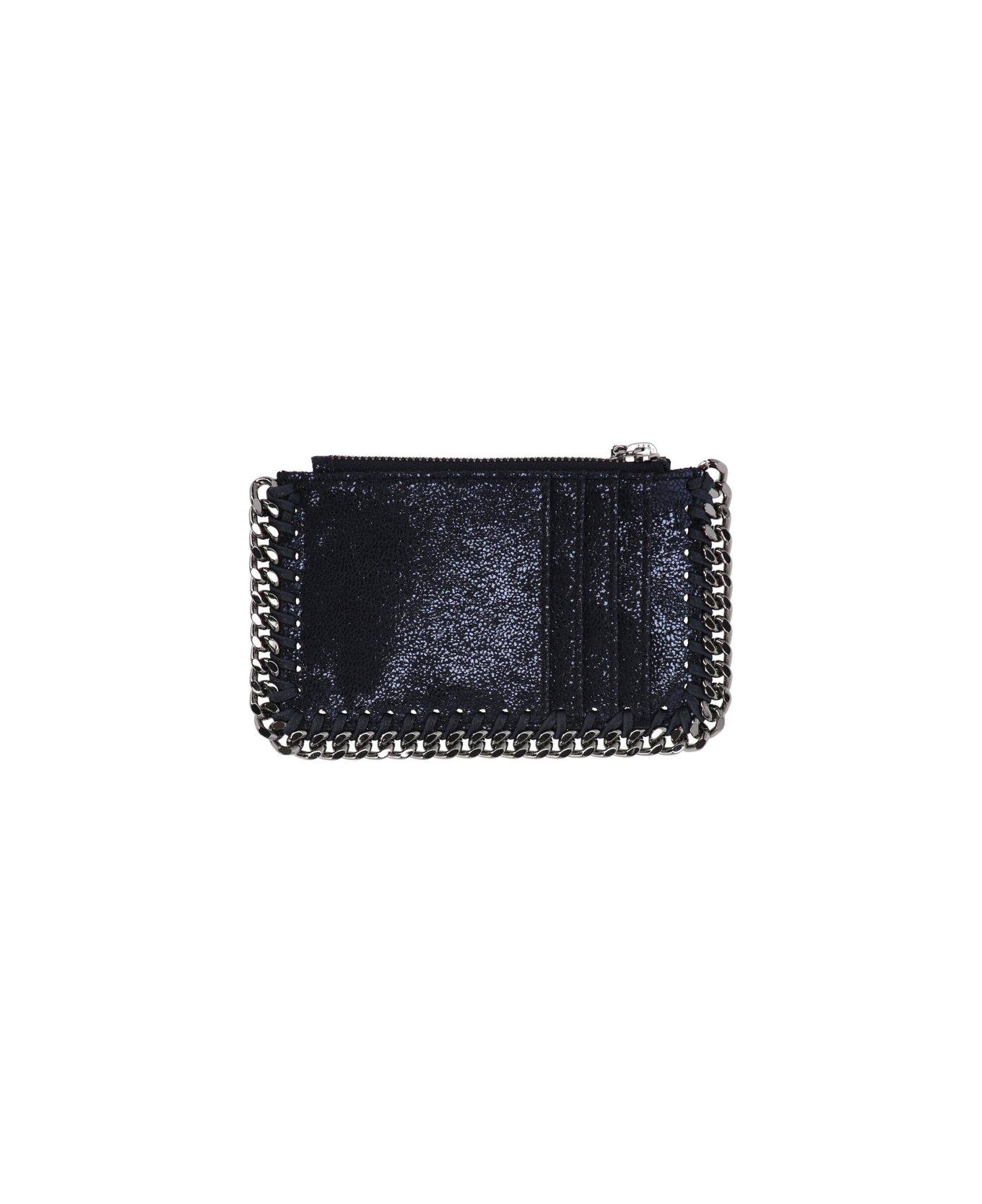 Stella McCartney Chain Around Zipped Wallet - INK