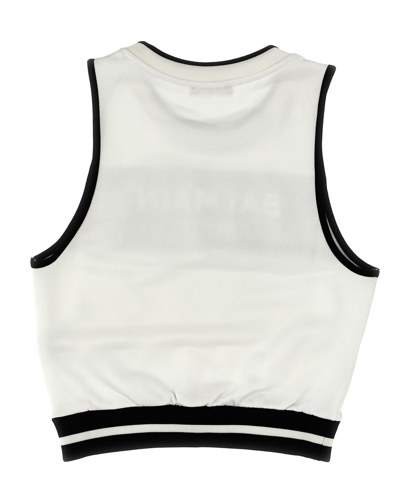 Balmain tknm Logo Tank Top - White/black