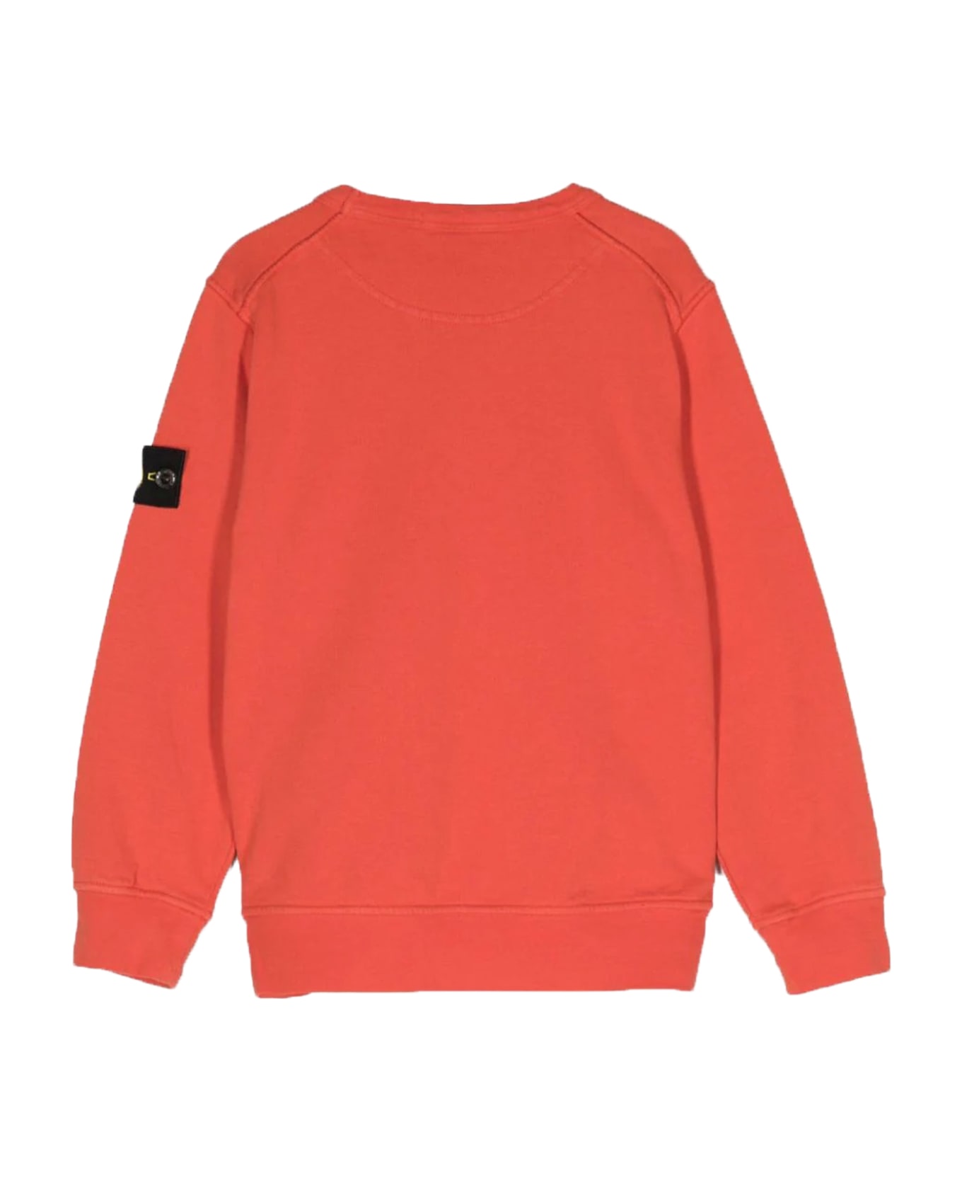 Stone Island Junior Crew Neck Sweatshirt - Orange