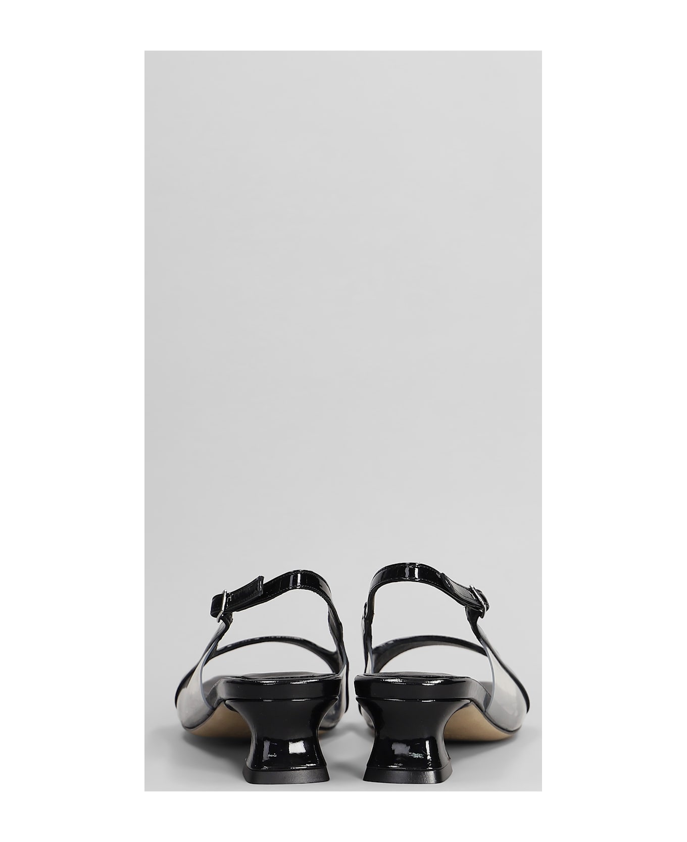 Alchimia Sandals In Black Patent Leather - black