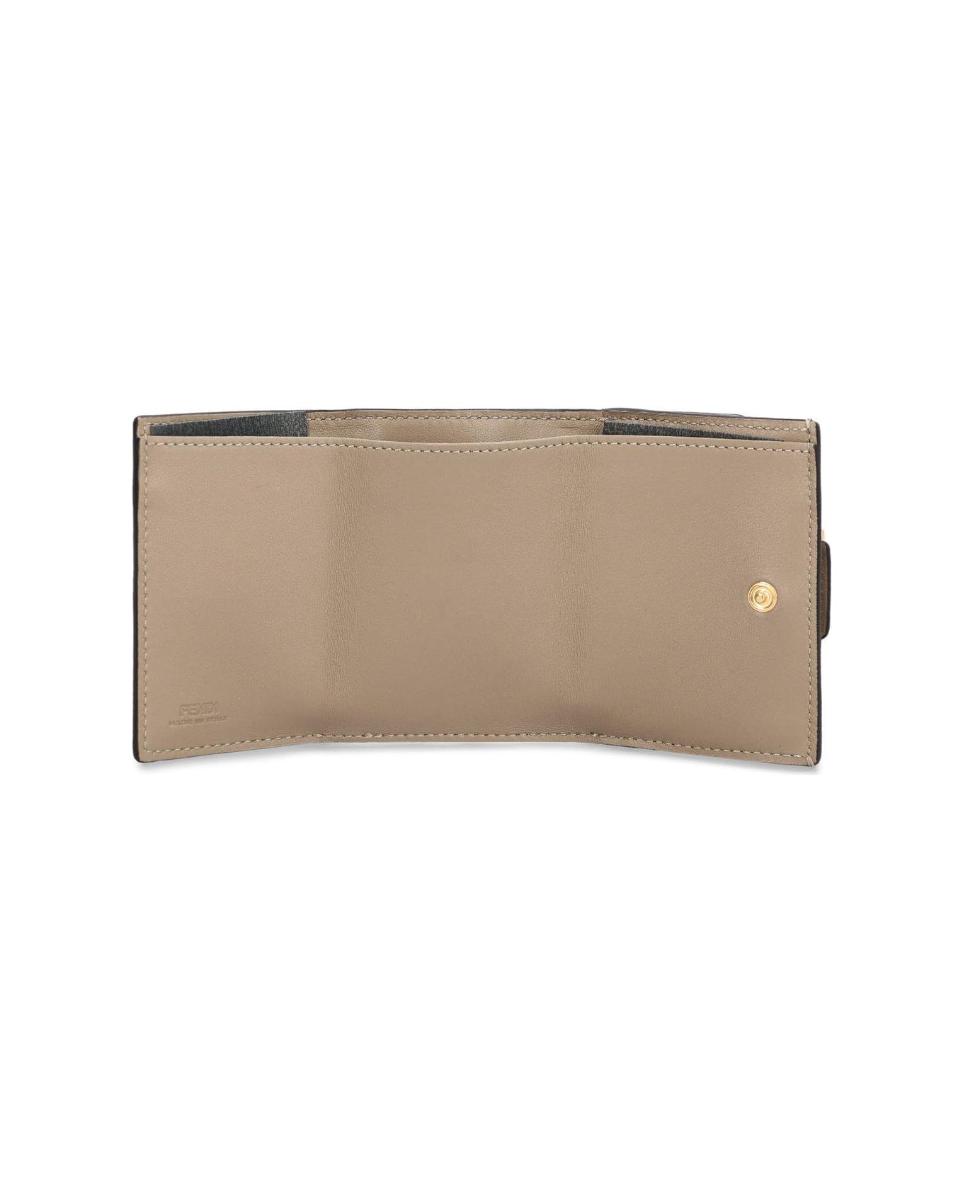 Fendi F Is Embossed Wallet - Grigio