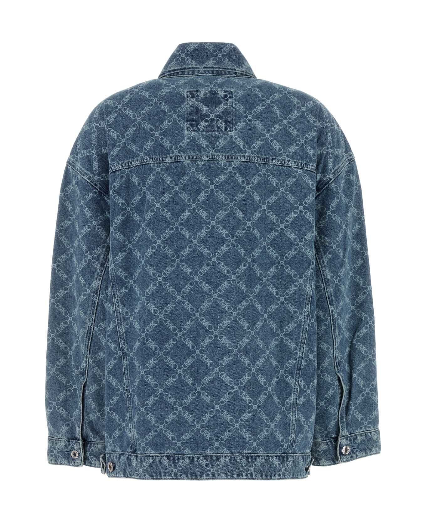 Michael Kors Printed Denim Jacket - UNIONWASH
