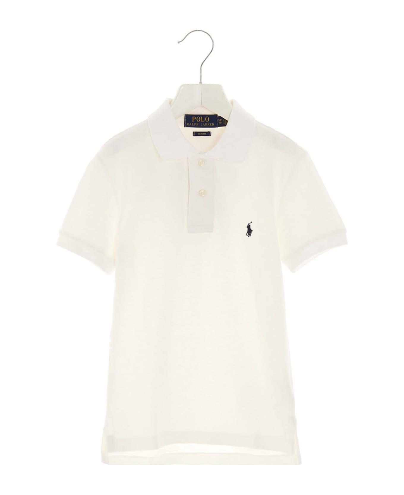 Polo TEEN Ralph Lauren Embroidered Logo Polo TEEN Shirt - White