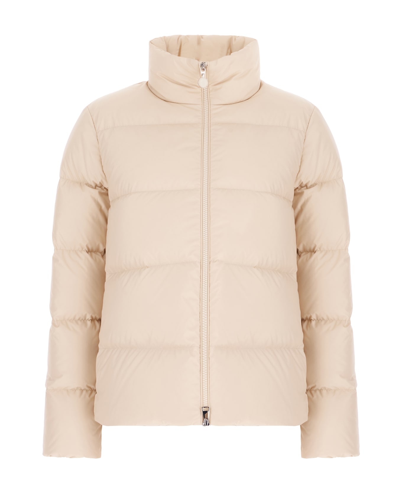 Moncler Pastel Pink Mauzun Polyester Down Jacket - Champagne