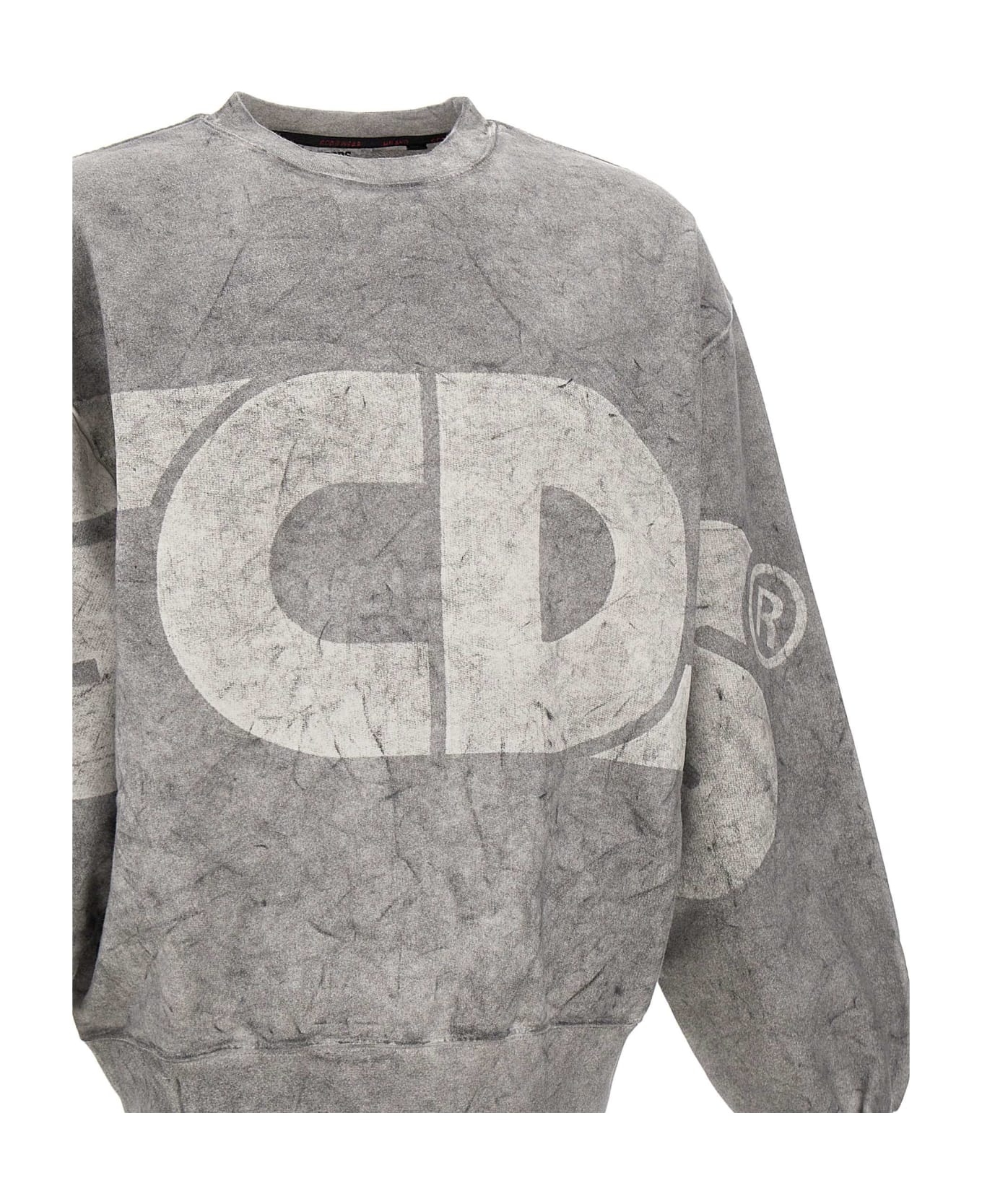 GCDS Cotton Sweatshirt - GREY