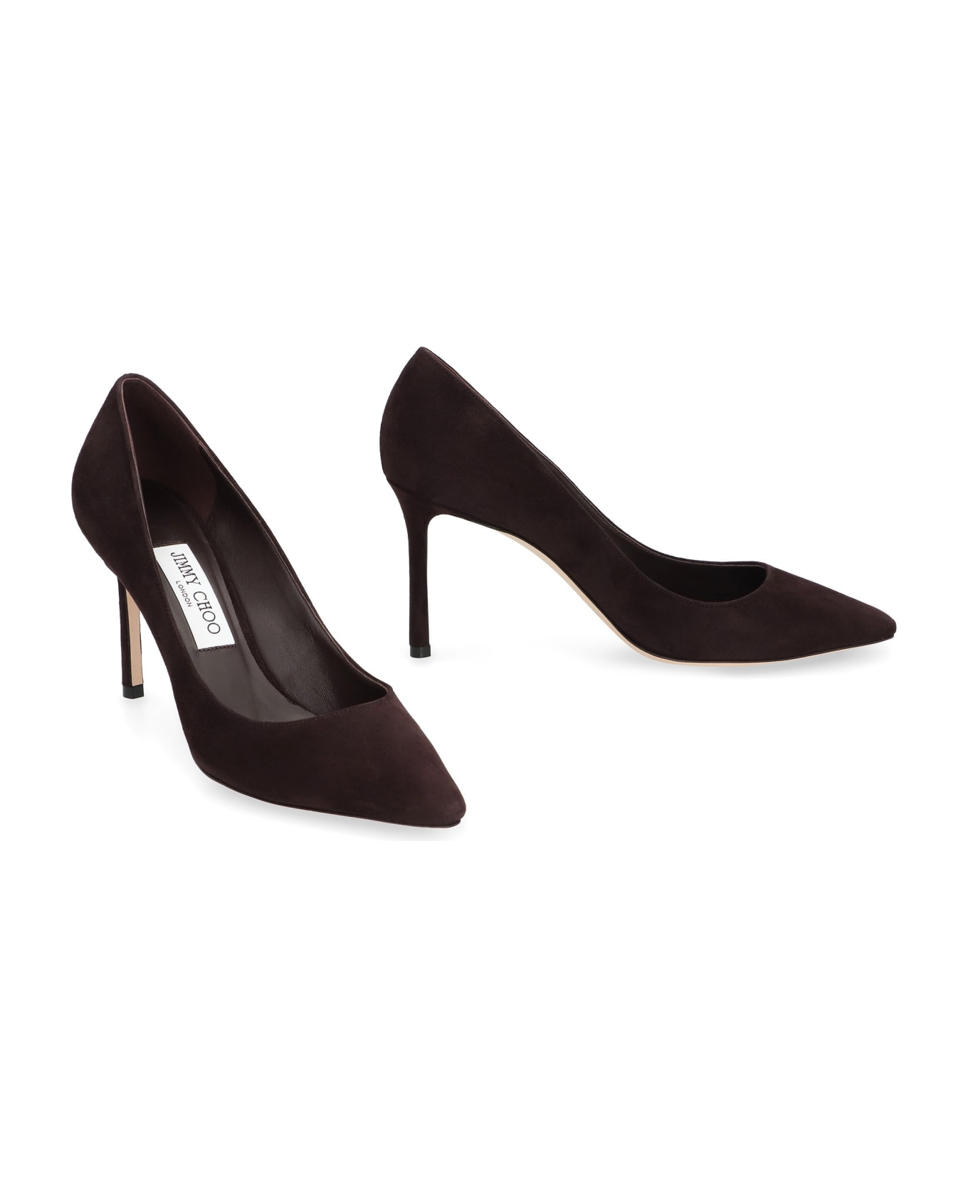 Jimmy Choo Romy 85 Suede Pumps - brown