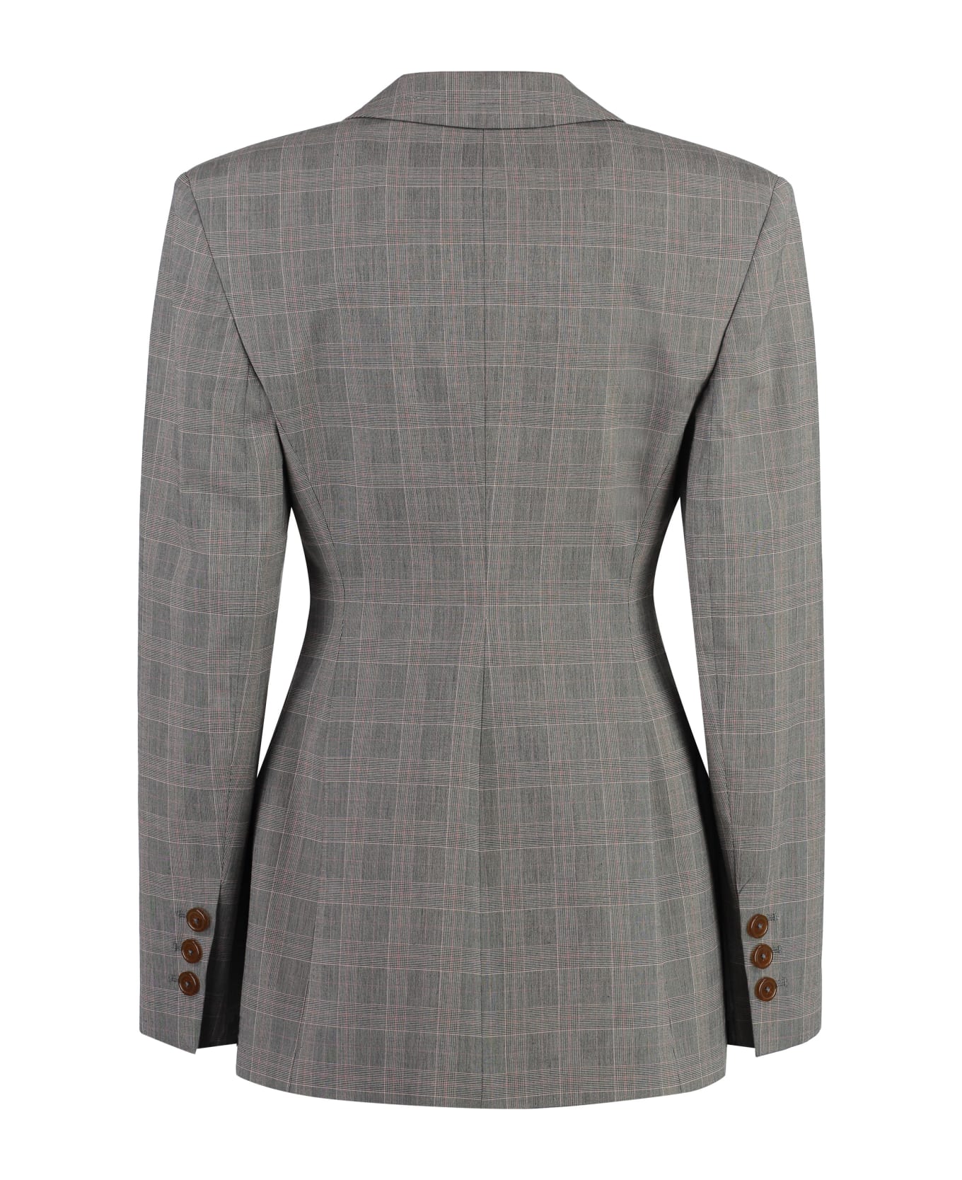 Vivienne Westwood Prince Of Wales Checked Jacket - grey