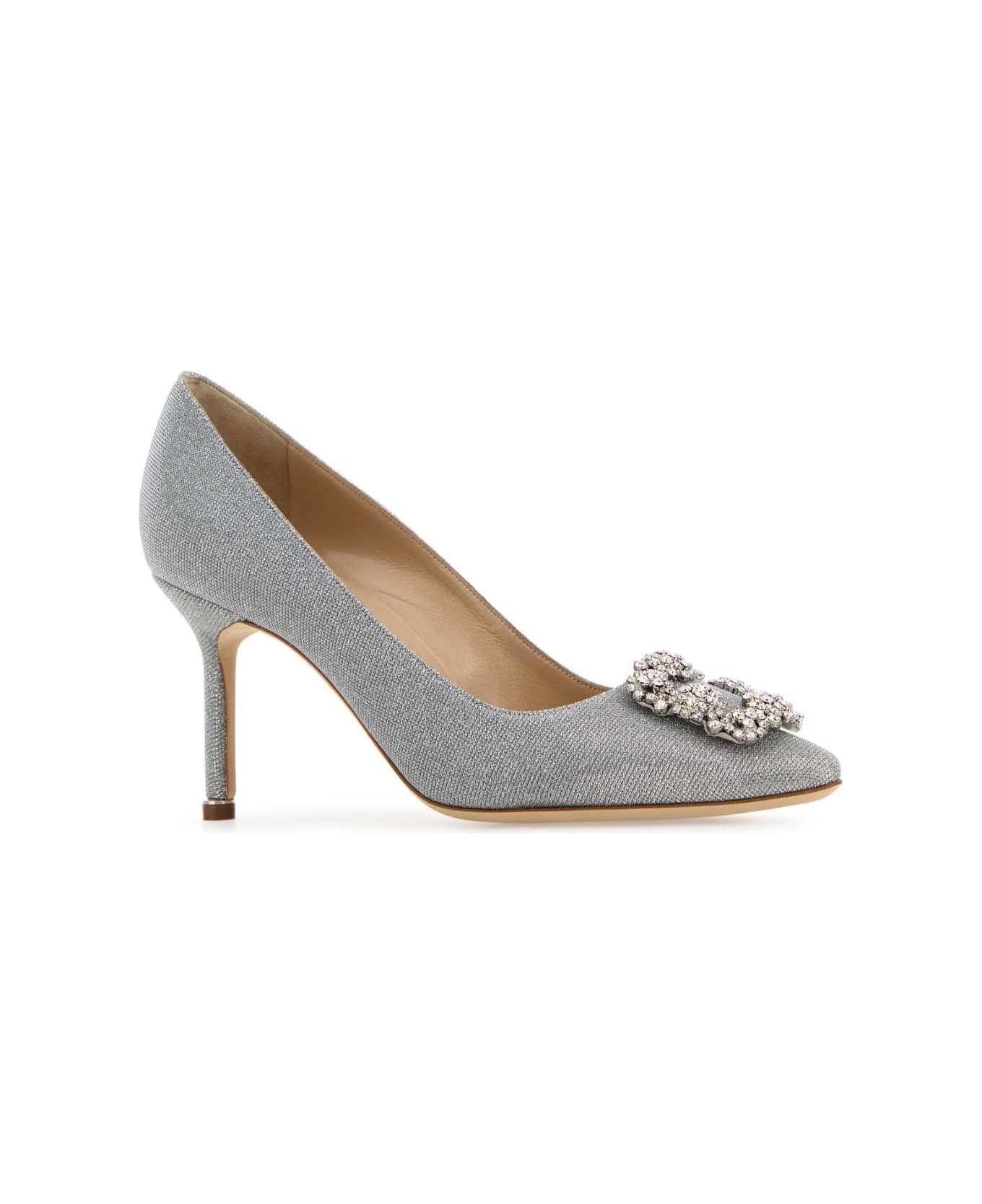 Manolo Blahnik Embroidered Fabric Hangisi Pumps - YWOV9721