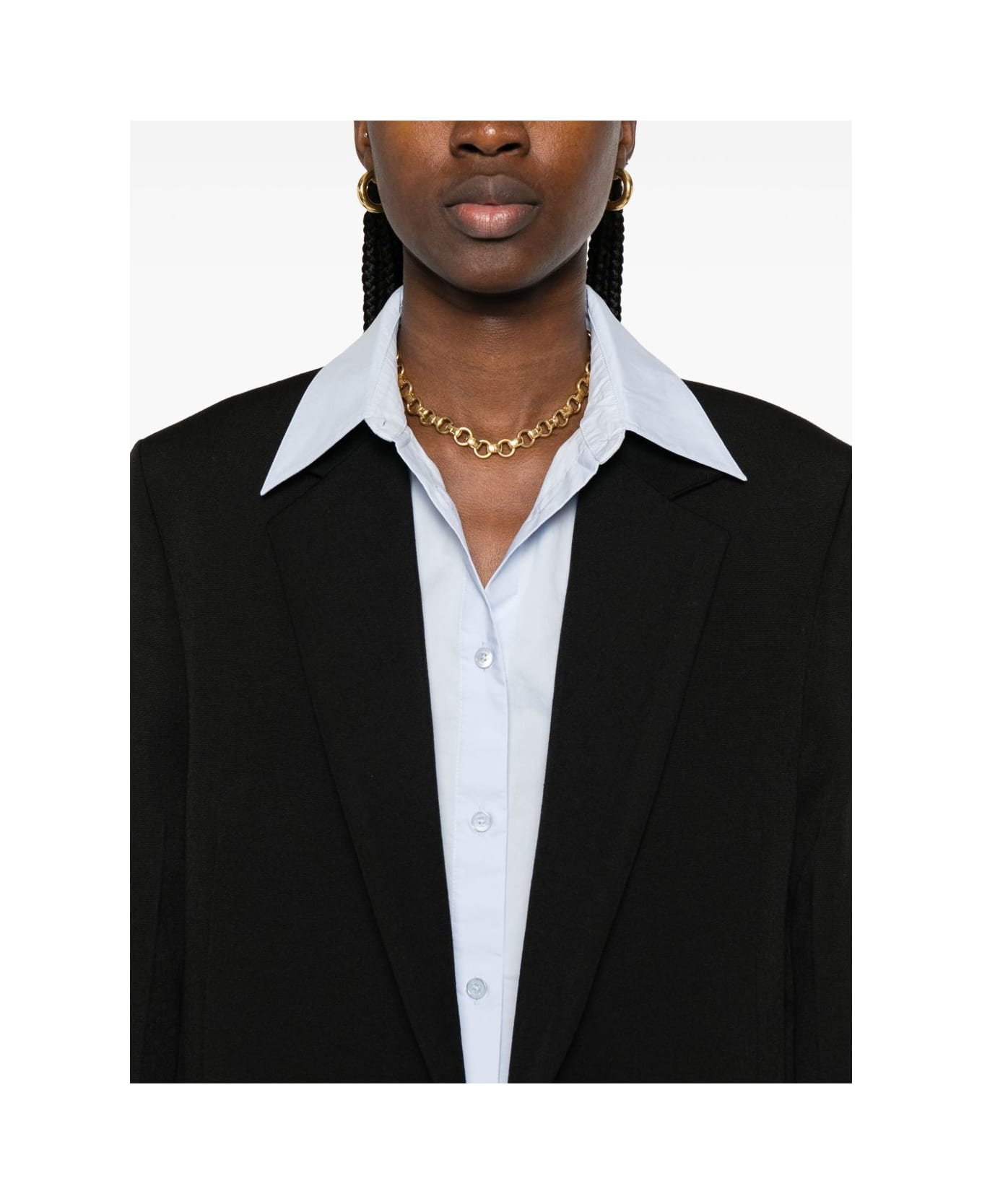 Totême Wool Tailored Coat - Black