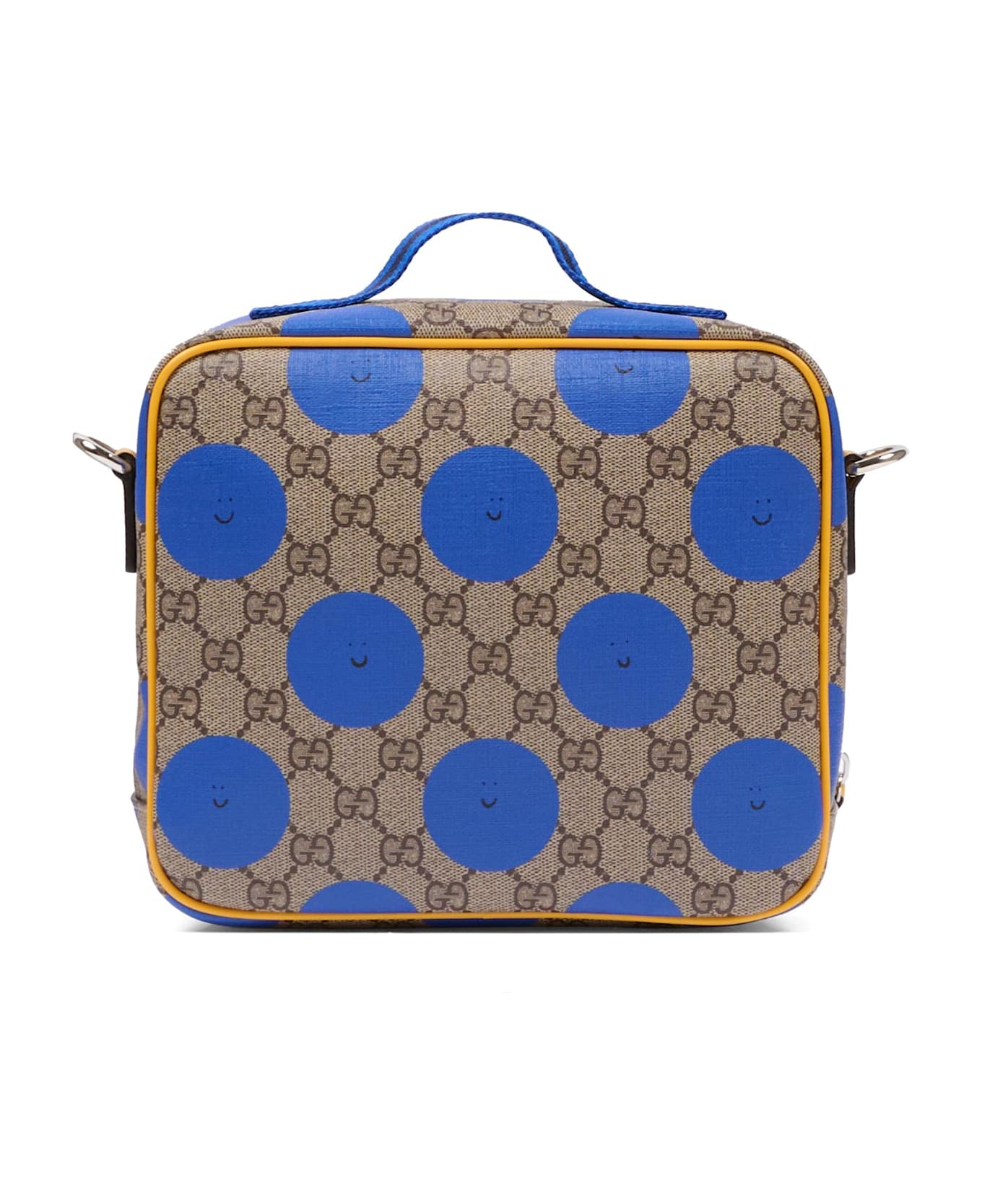 Gucci Blue Bag For Kids With Smiling Sun - Blue