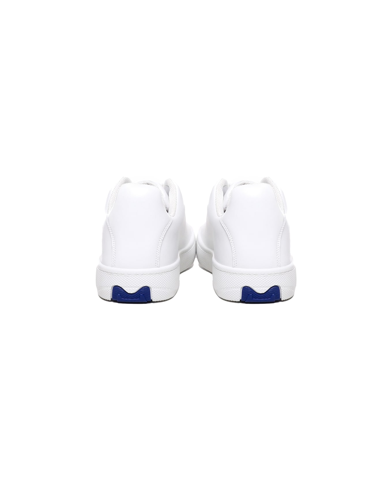 Burberry Sneaker Box In Pelle - White