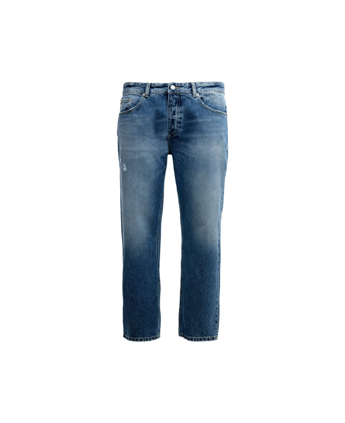 Icon Denim Jeans Loose Vita Bassa - Blu
