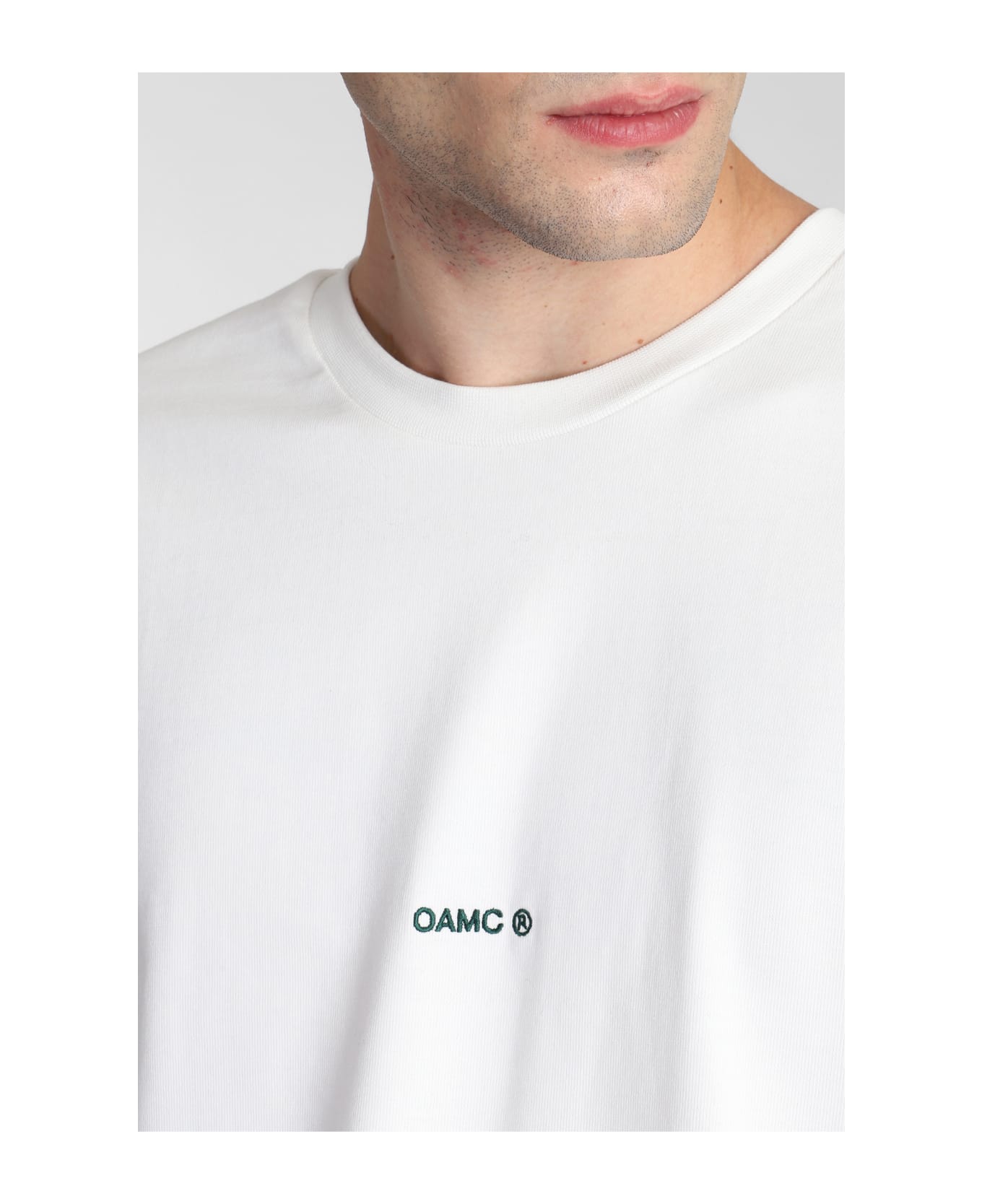 OAMC Wake T-shirt In White Cotton - white