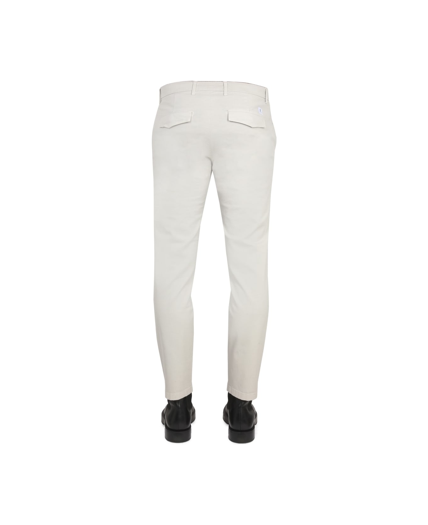 Department Five Pants With Logo Patch - WHITE