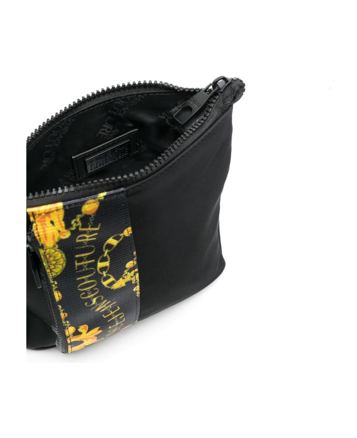 Versace Jeans Couture Black Shoulder Bag - Black