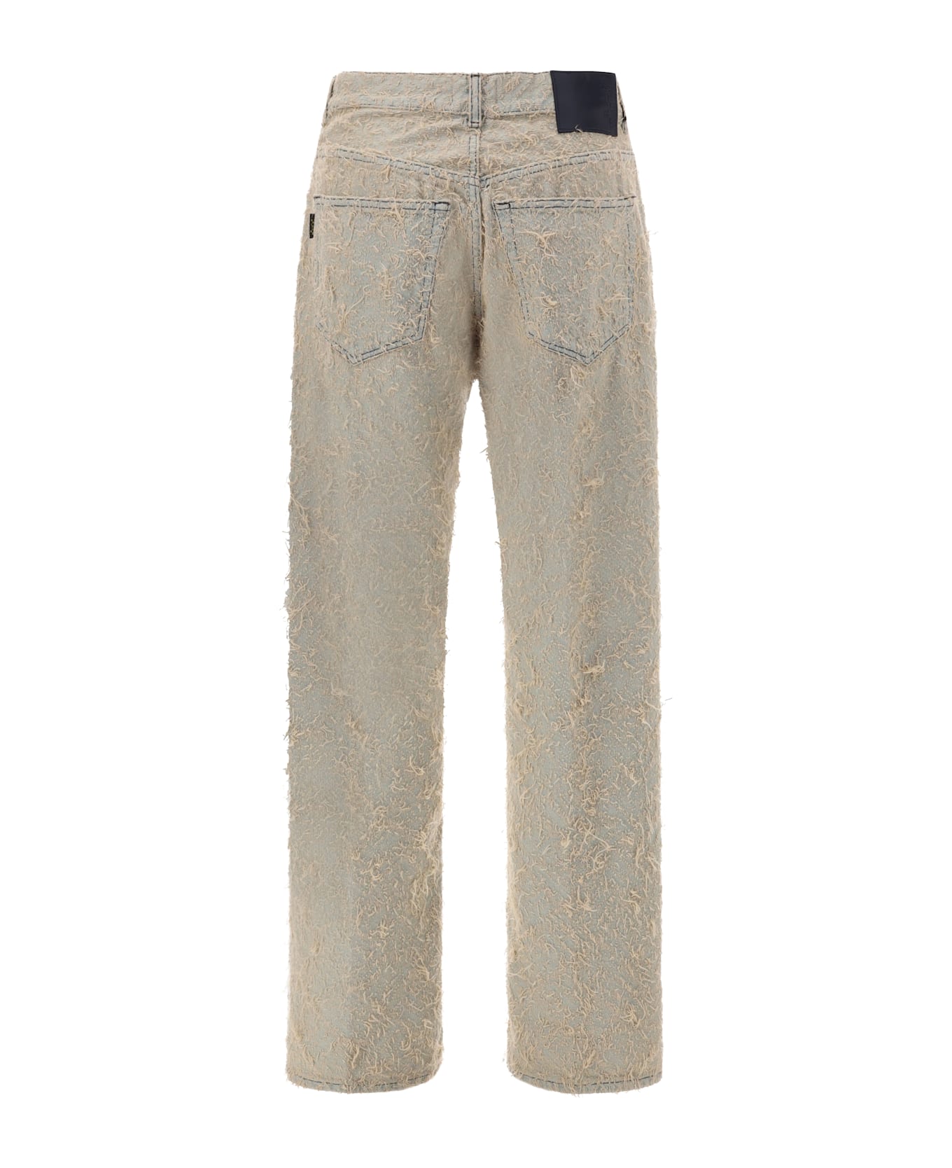 Haikure Jeans With Pilling Effect - JACQUARD WASH