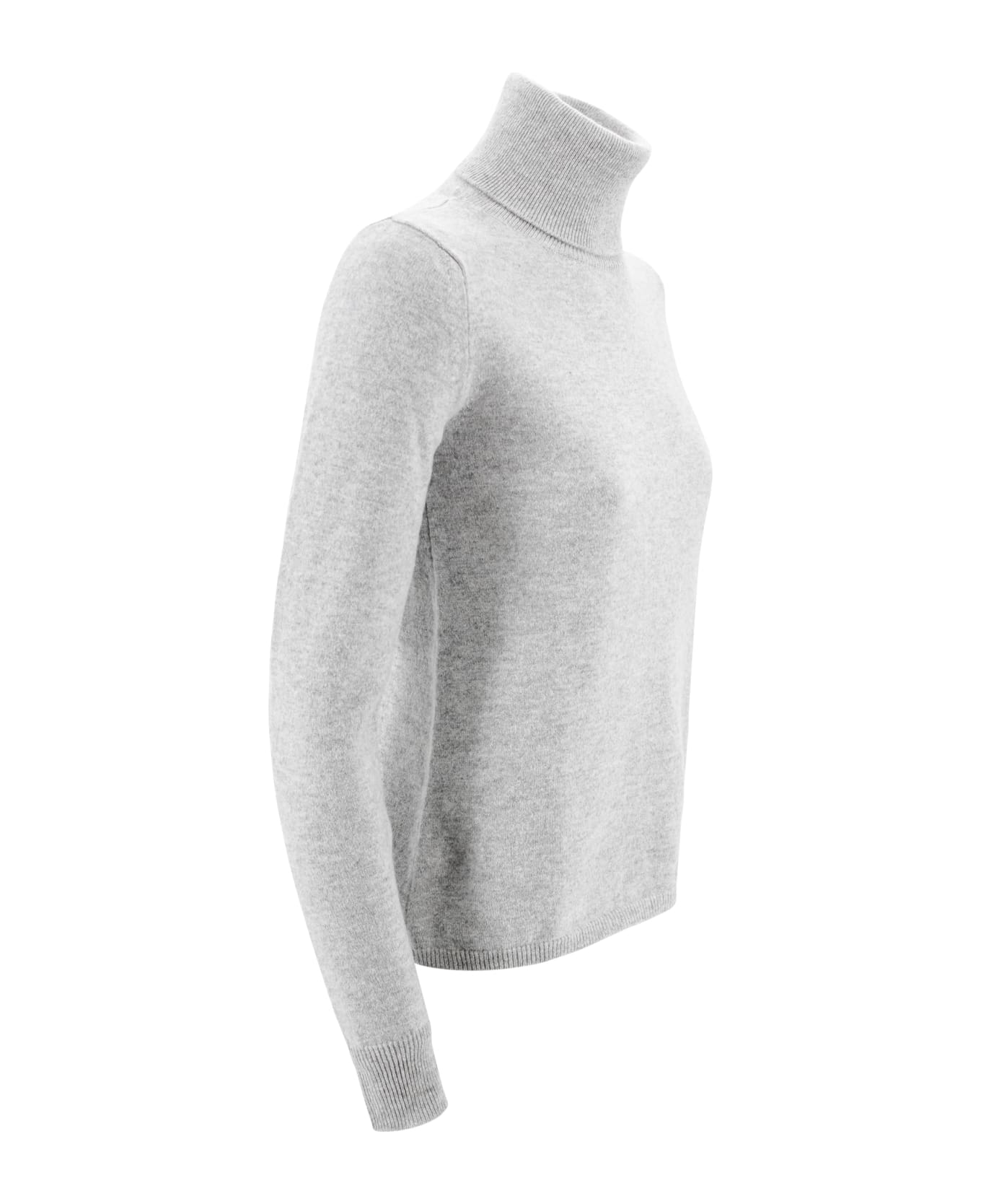 Max Mara Studio Cashmere Turtleneck - 008 grigio