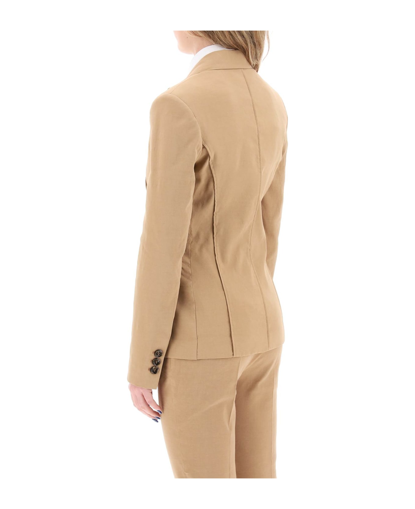 Pinko Ghera Blazer - Beige Bruno Fulvo