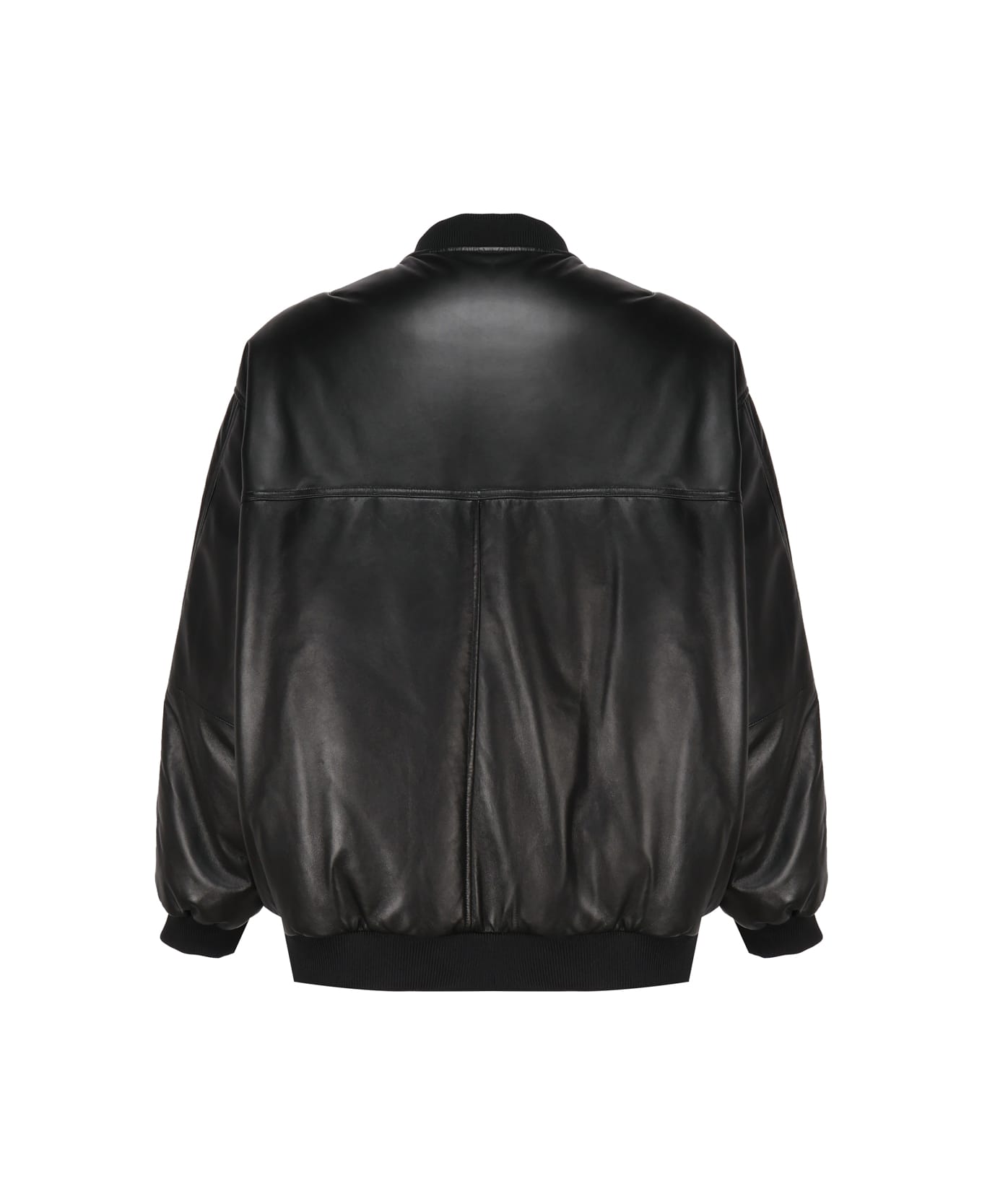 Moncler Genius Reversible Leather Jacket - Black