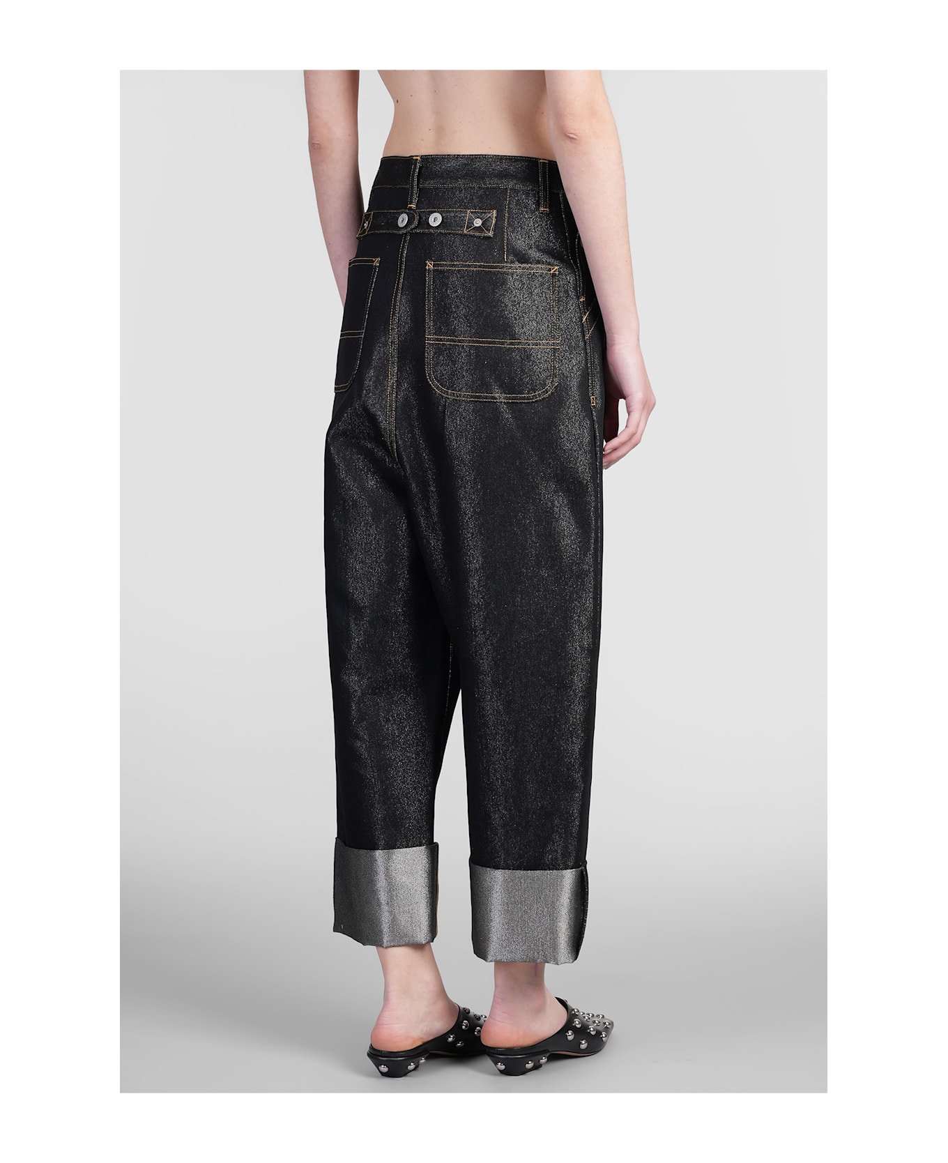 Junya Watanabe Jeans In Black Cotton - black