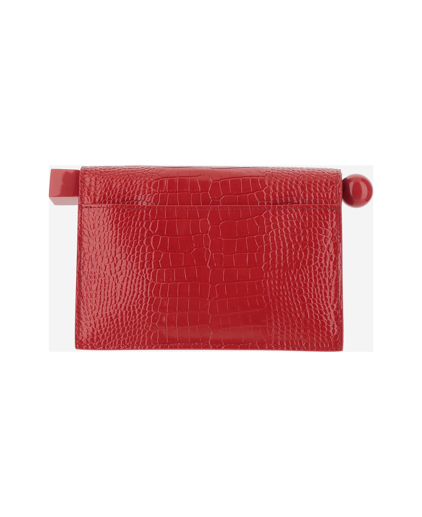Jacquemus La Petite Pochette Rond Carré - Red