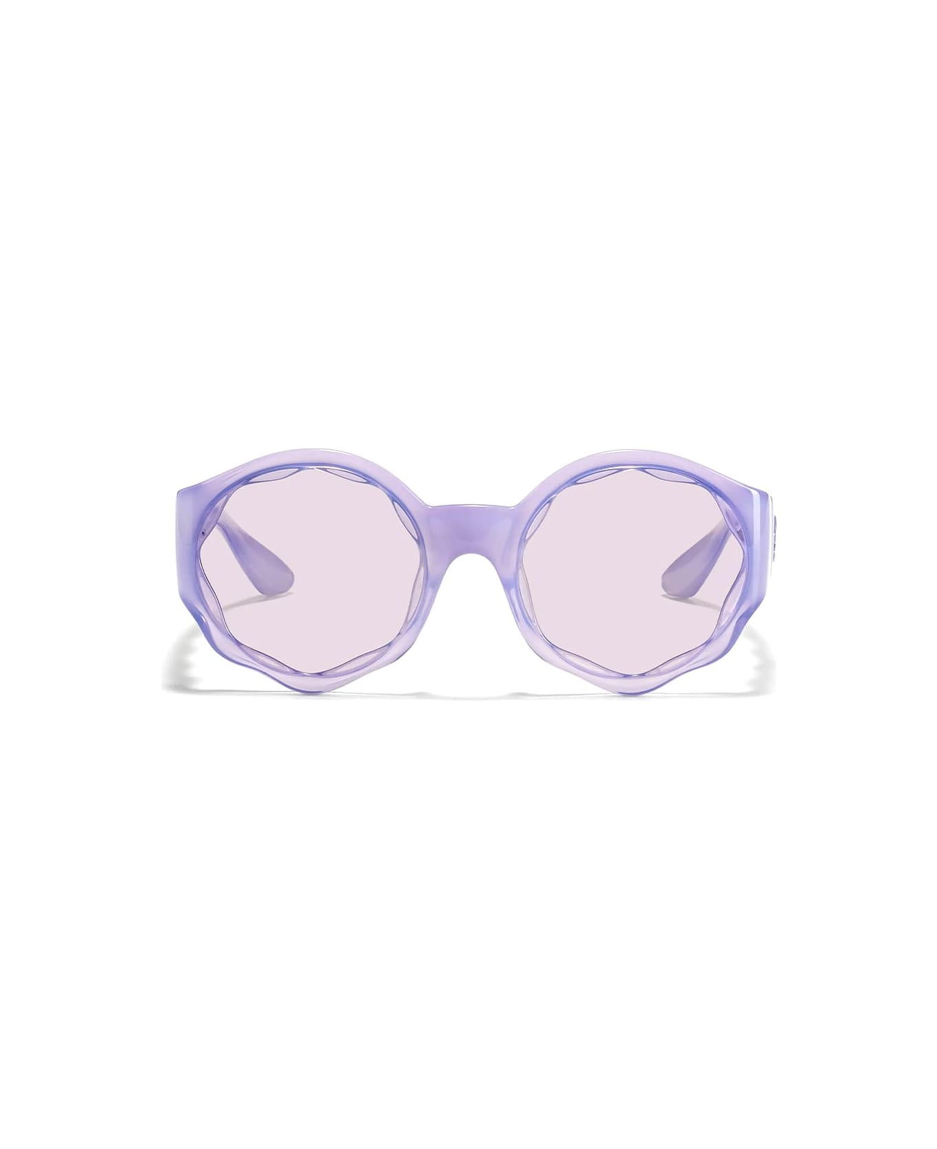 Junk Plastic Rehab Jello - Crystal Ball Sunglasses - violet