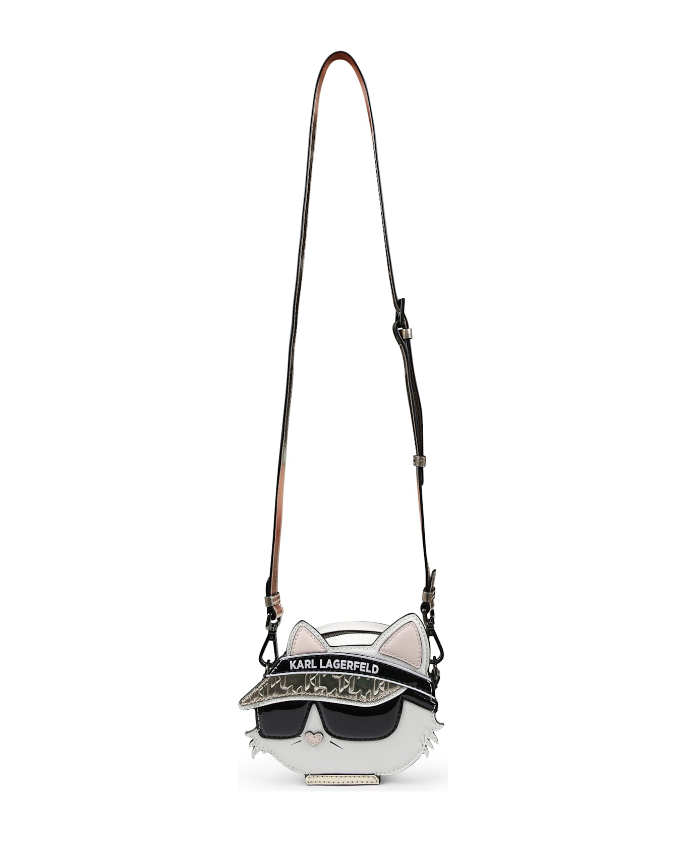 Karl Lagerfeld Kids White Bag For Girl With Choupette - White