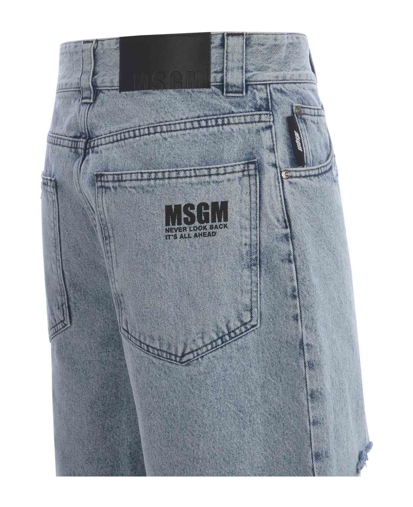 MSGM Jeans Msgm In Denim - Denim