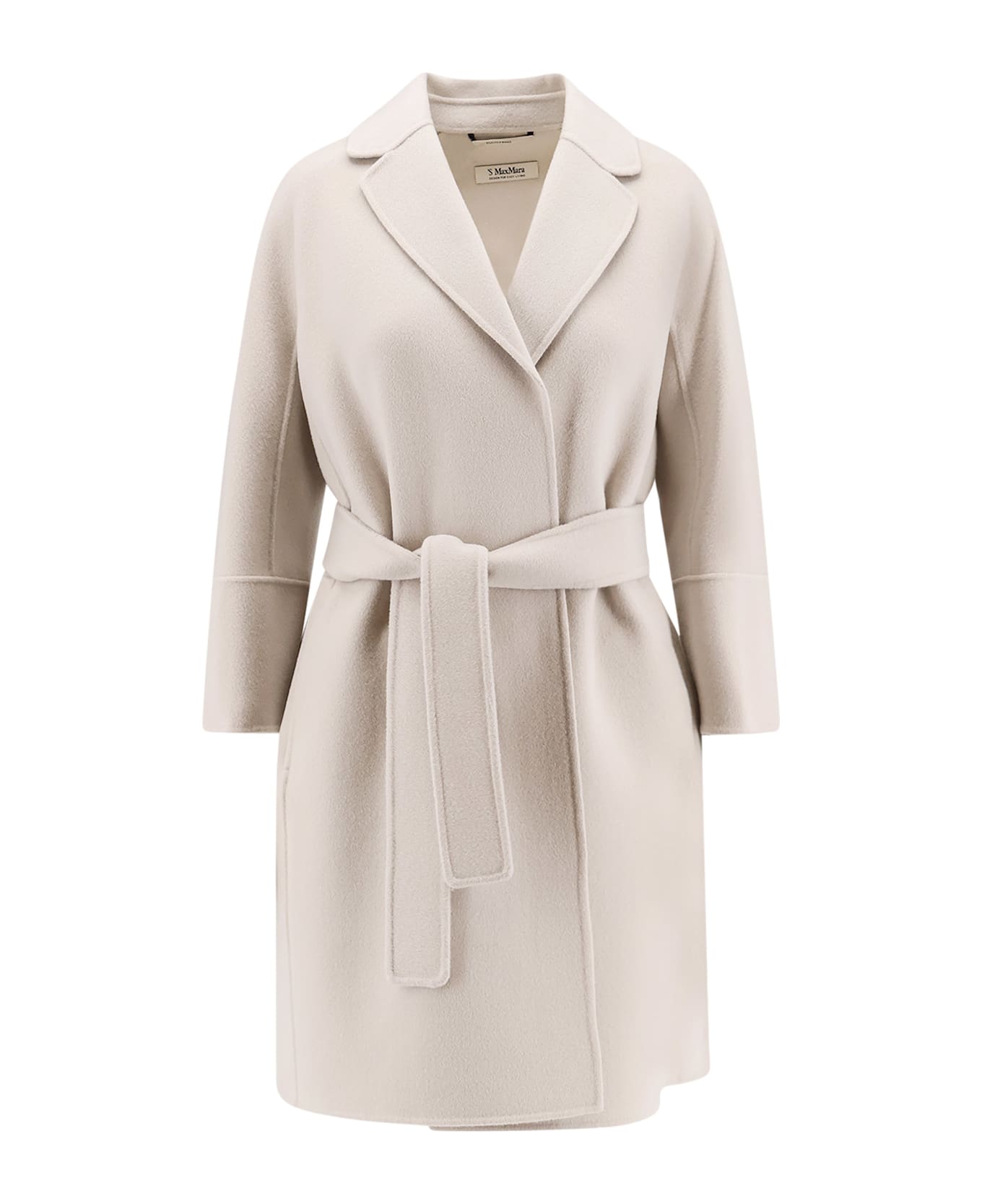 Max Mara Arona Virgin Wool Coat - BIANCO AVORIO