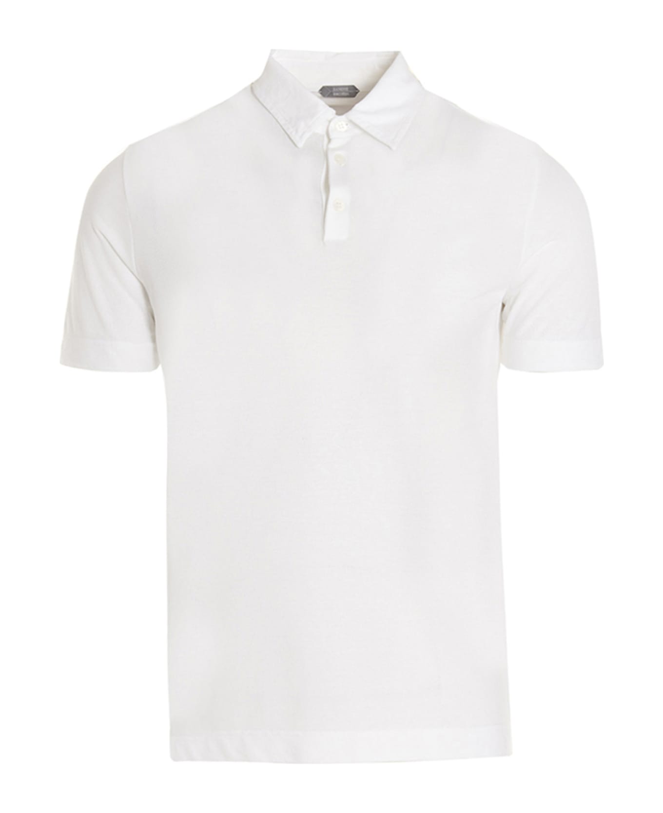 Zanone Ice Cotton Polo Shirt - Bianco