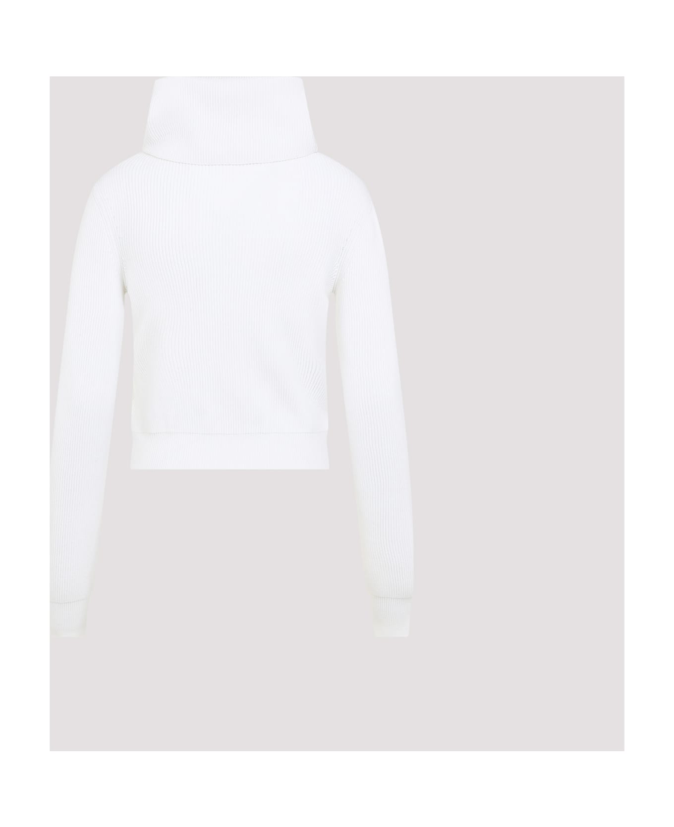 Alaia Alaïa Hooded Long Sleeves Top - Blanc Naturel