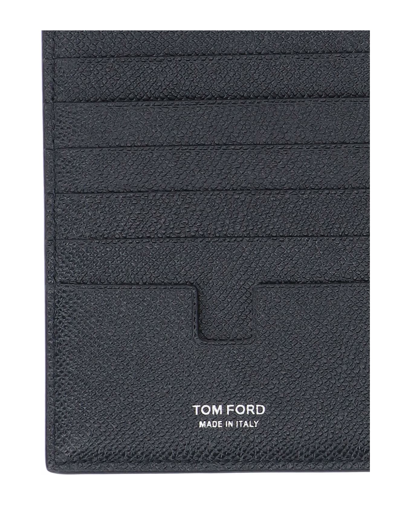 Tom Ford Logo Card Holder - Black  