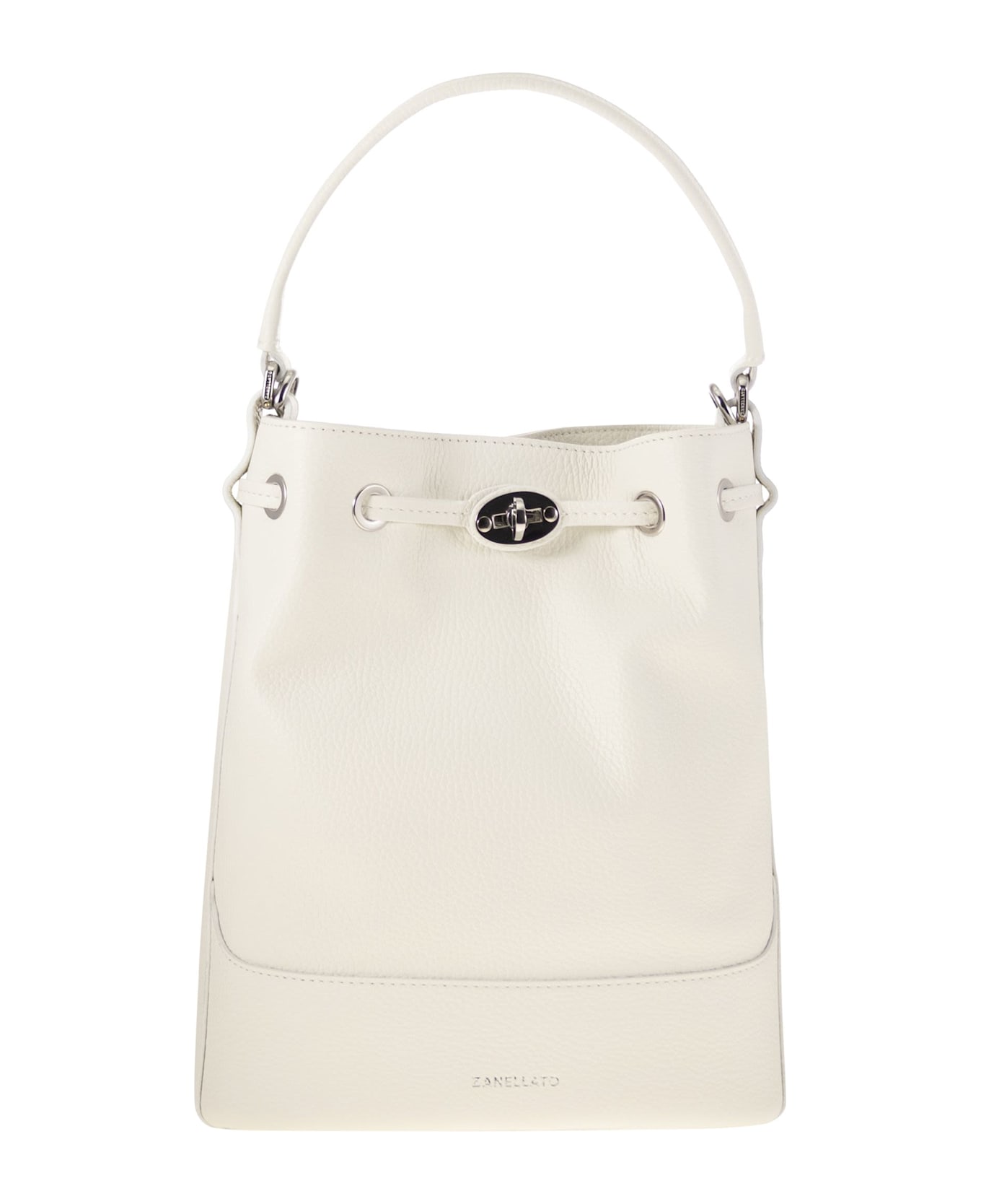 Zanellato Monda
 - Leather Bucket Bag - White