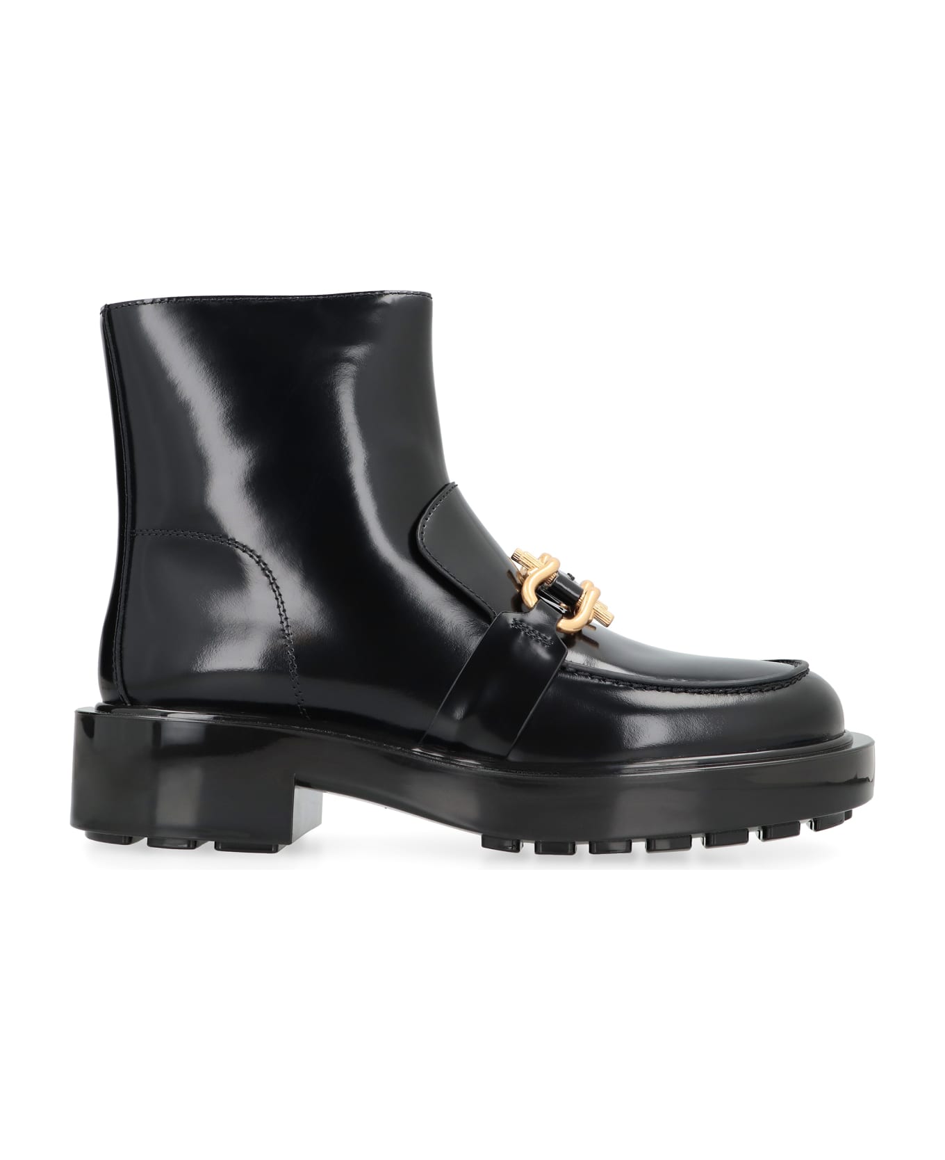Bottega Veneta Monsieur Leather Ankle Boots - black