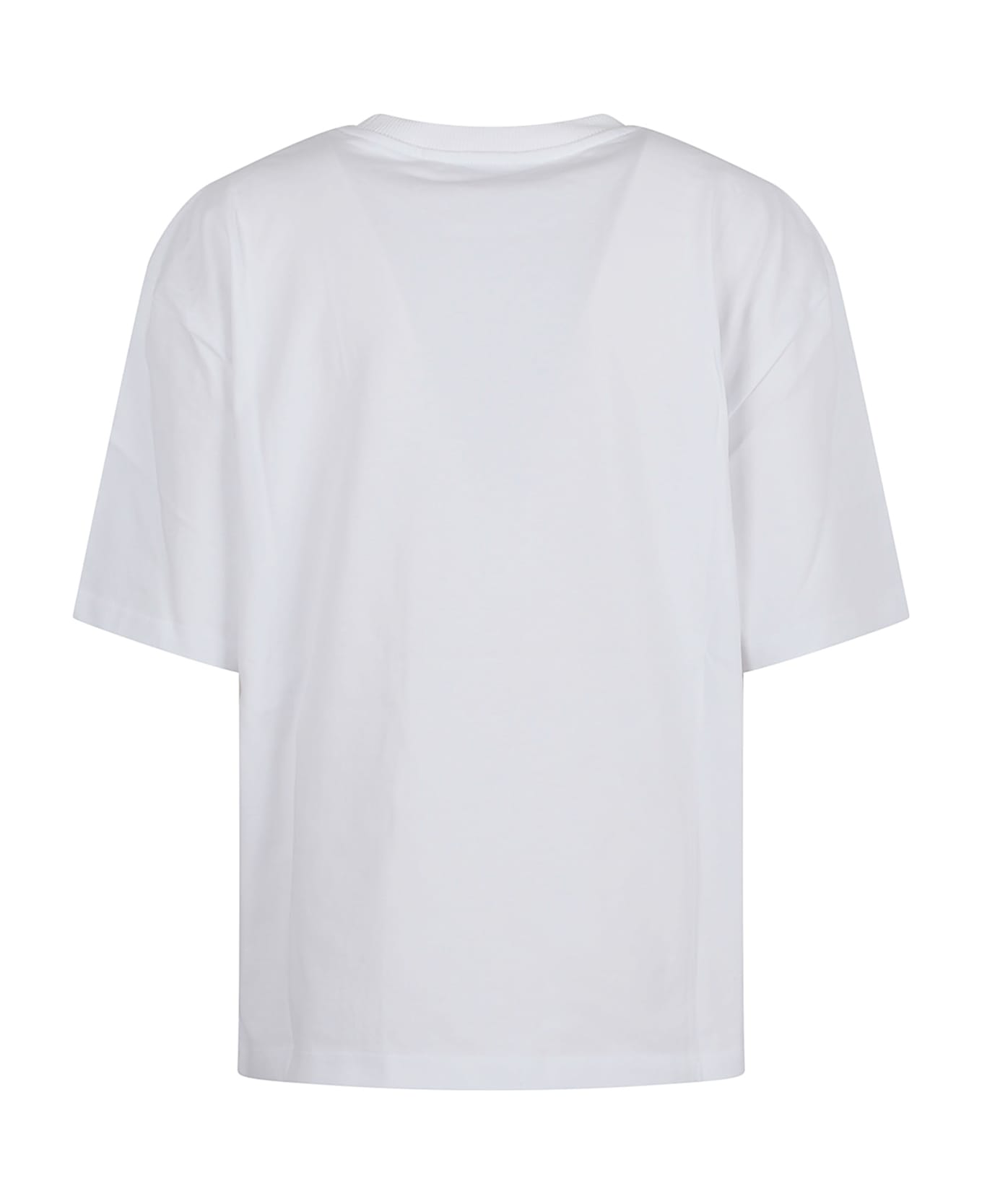 Fiorucci Women`s White Dreaming 1967 Print Boxy Fit T-shirt - Bianco
