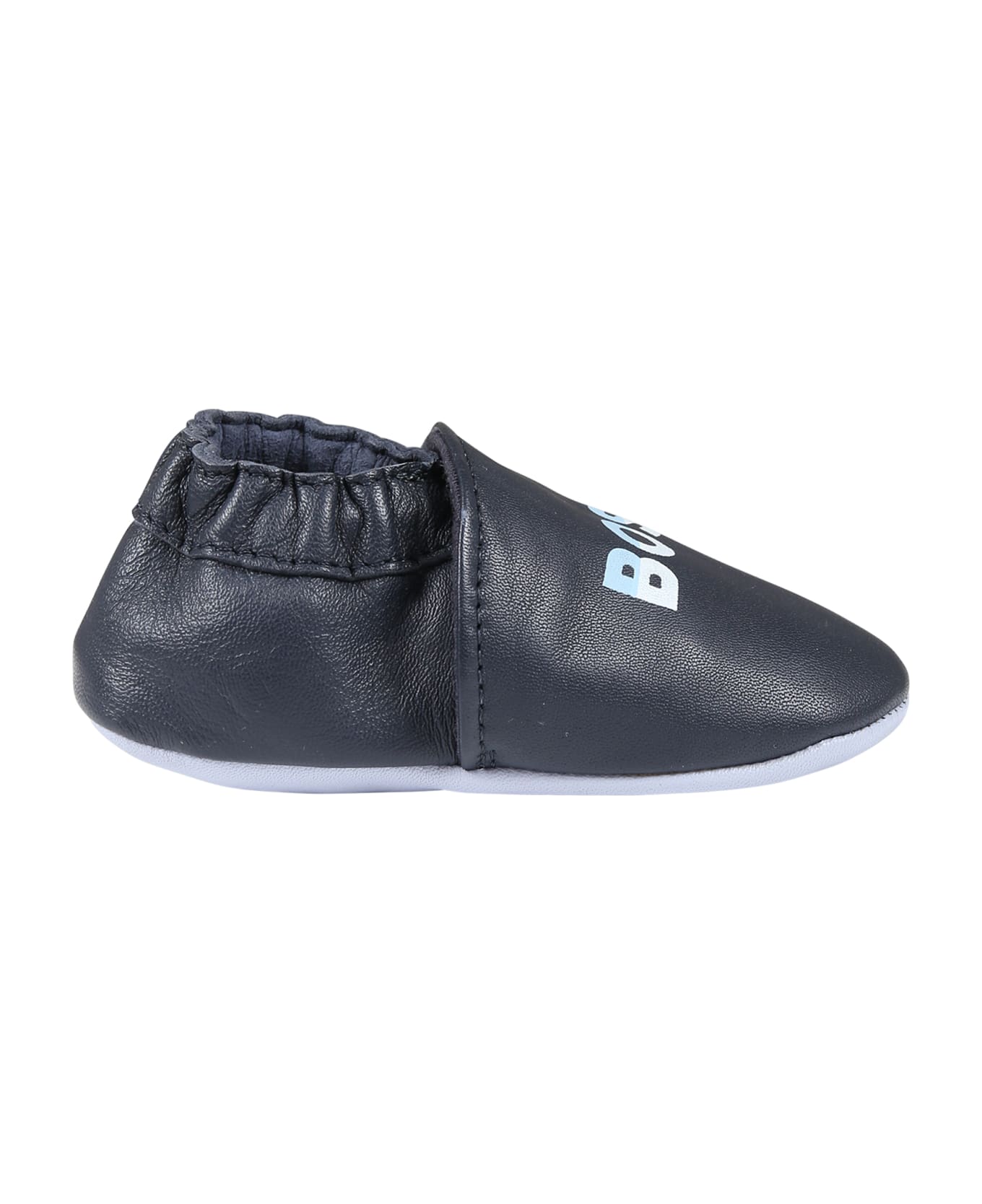 Hugo Boss Blue Sneakers For Baby Boy - Blue