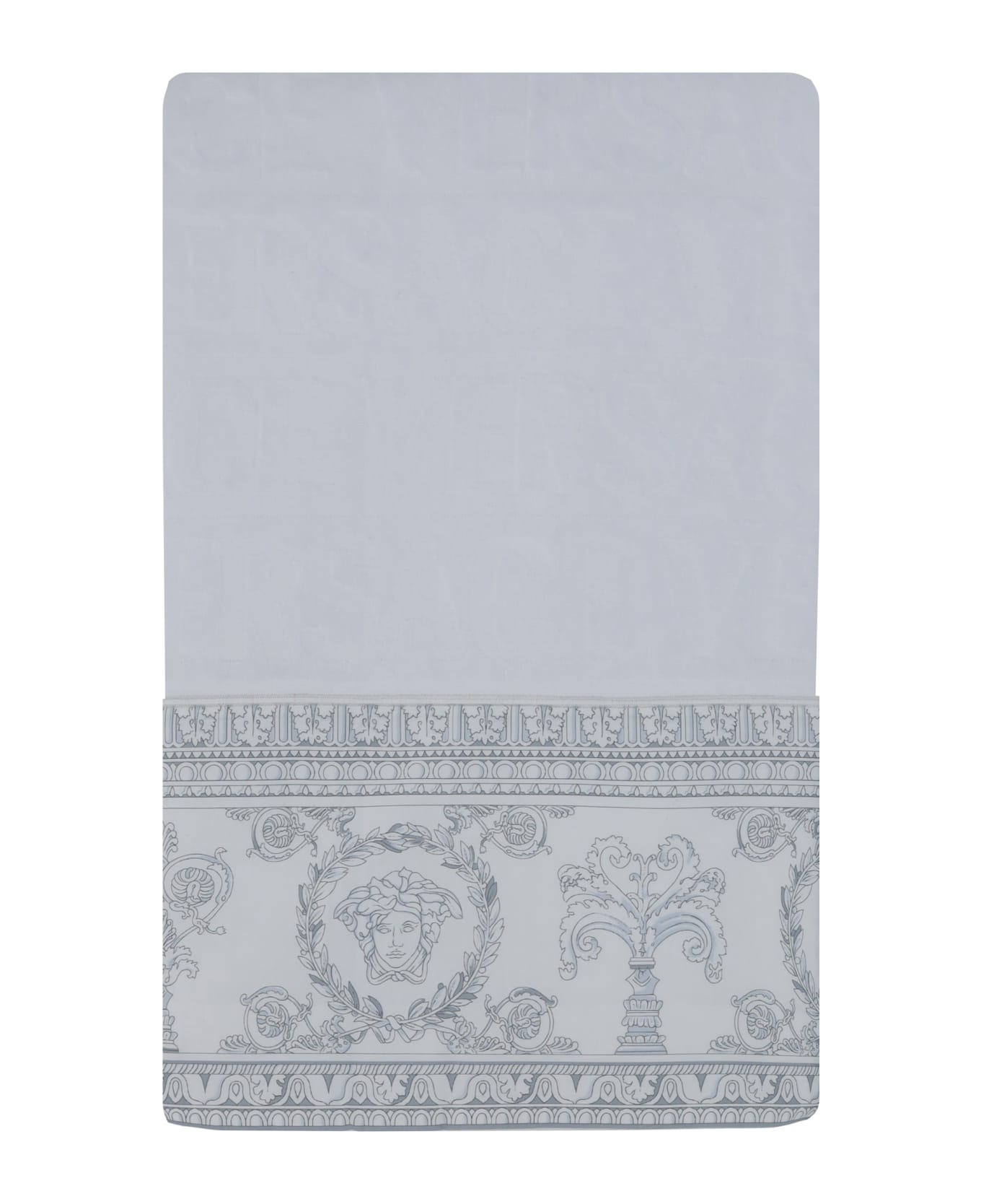 Versace Bath Towel - White+white