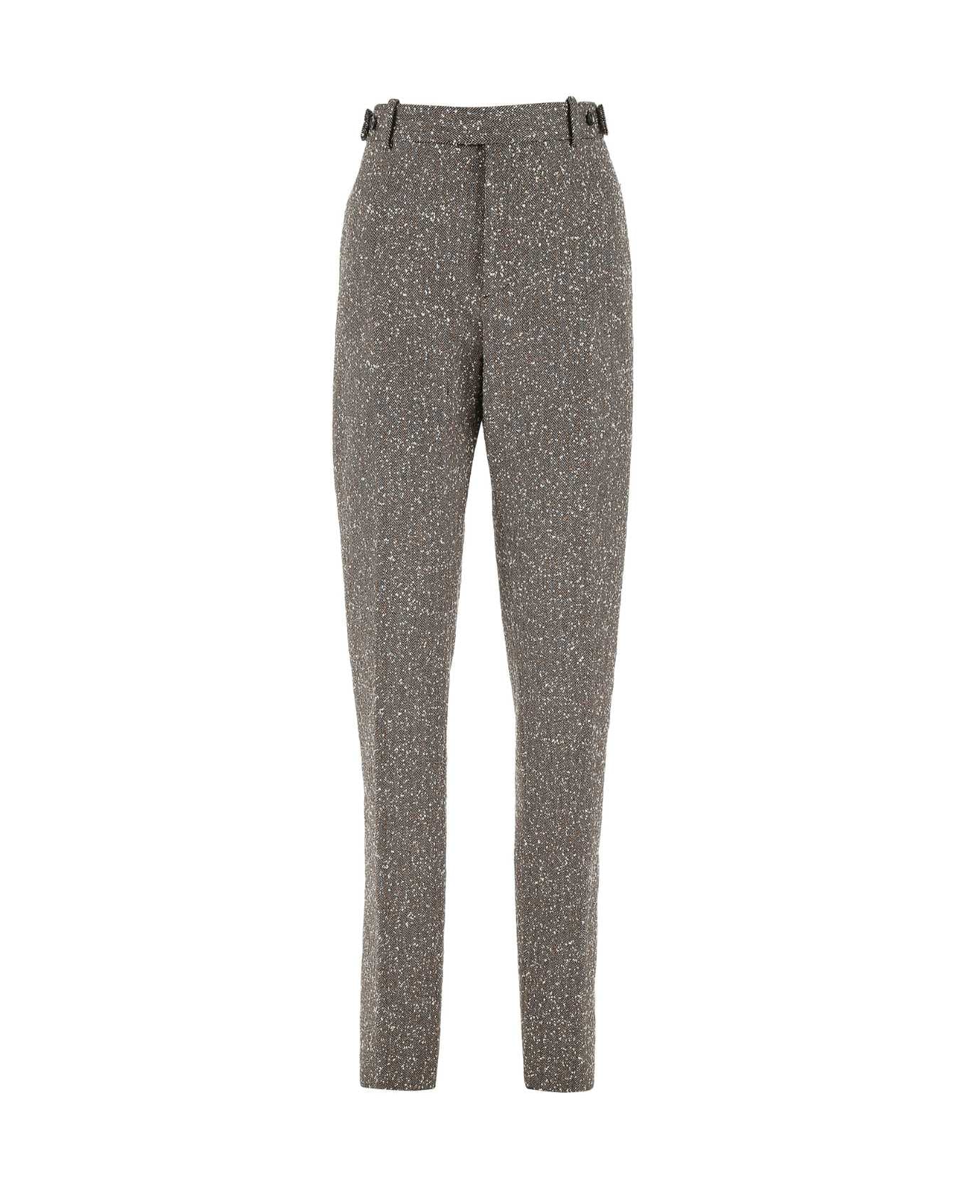 Bottega Veneta Embroidered Stretch Viscose Blend Pant - 1168
