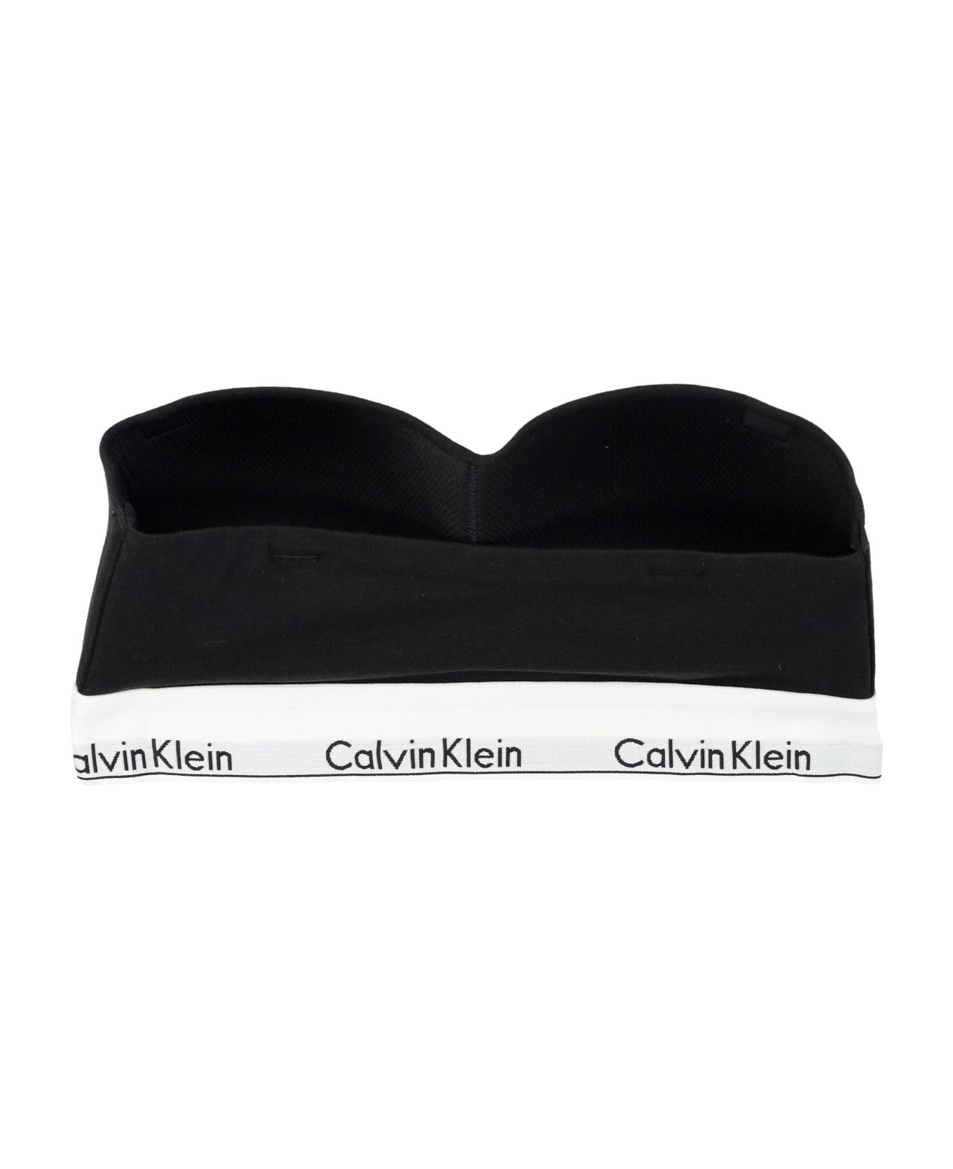 Calvin Klein Lightly Lined Bandeau - NERO