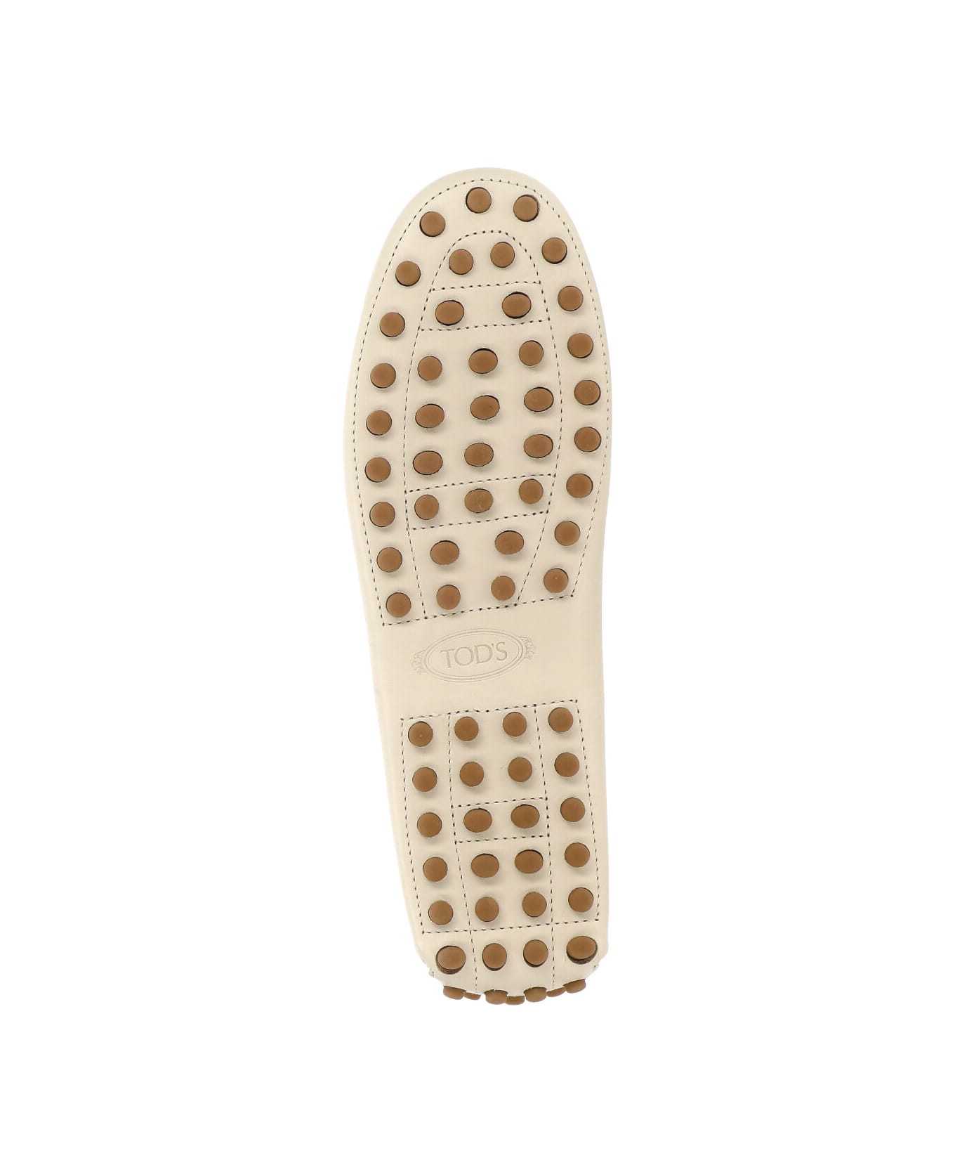 Tod's Leather Loafers - Ivory