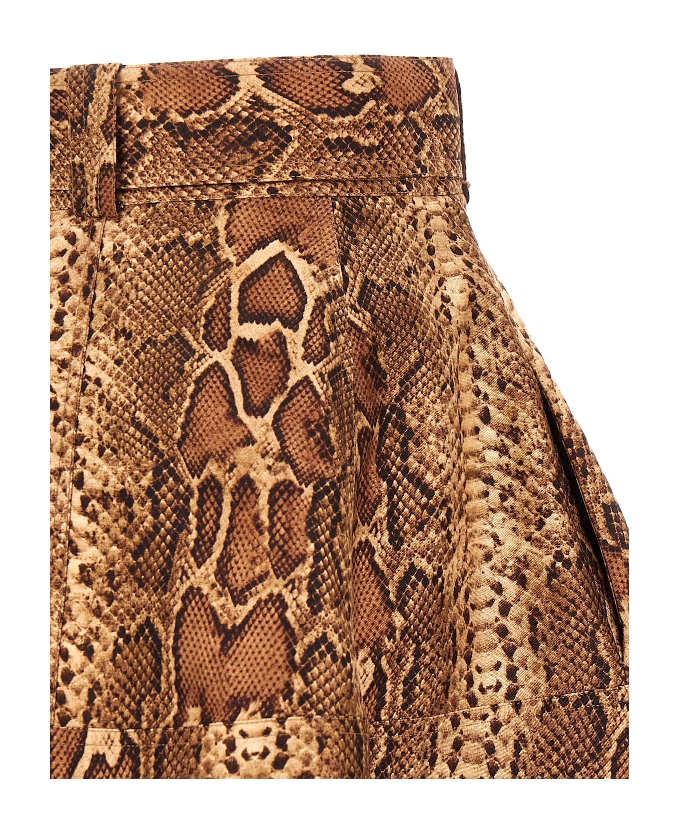 Zimmermann 
hypnotic Utility Mini
 Skirt - Brown
