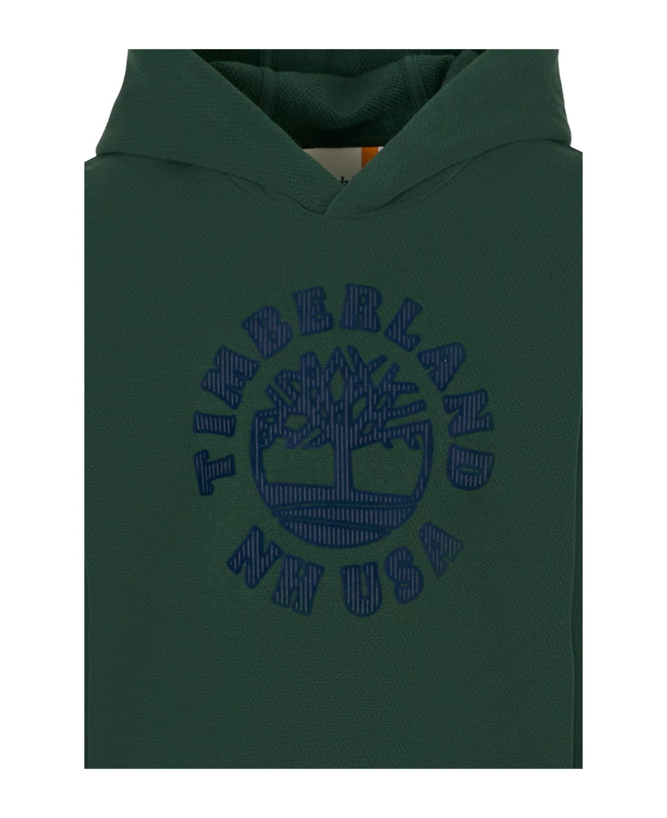 Timberland Green Sweatshirt For Boy With Logo - Green