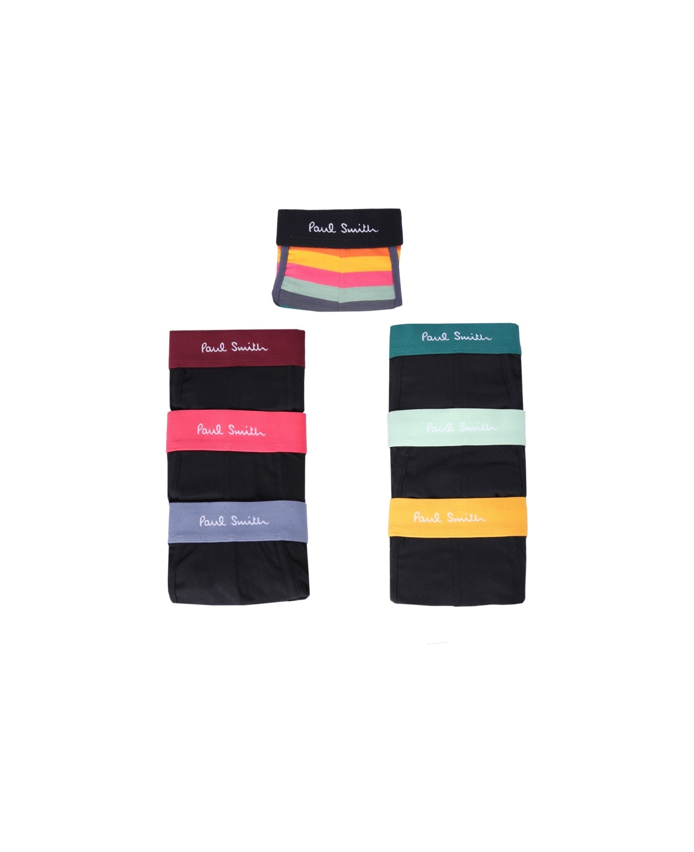 Paul Smith Pack Of Seven Boxers - BLACK