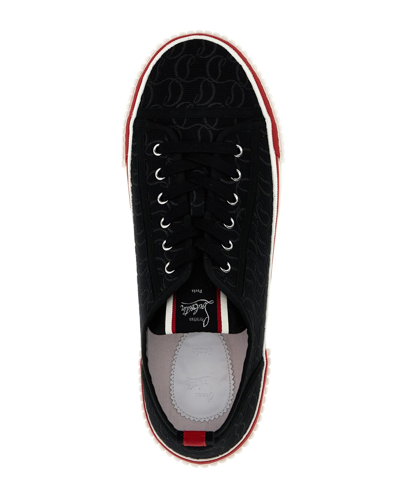 Christian Louboutin 'pedro Junior Flat' Sneakers - Black  